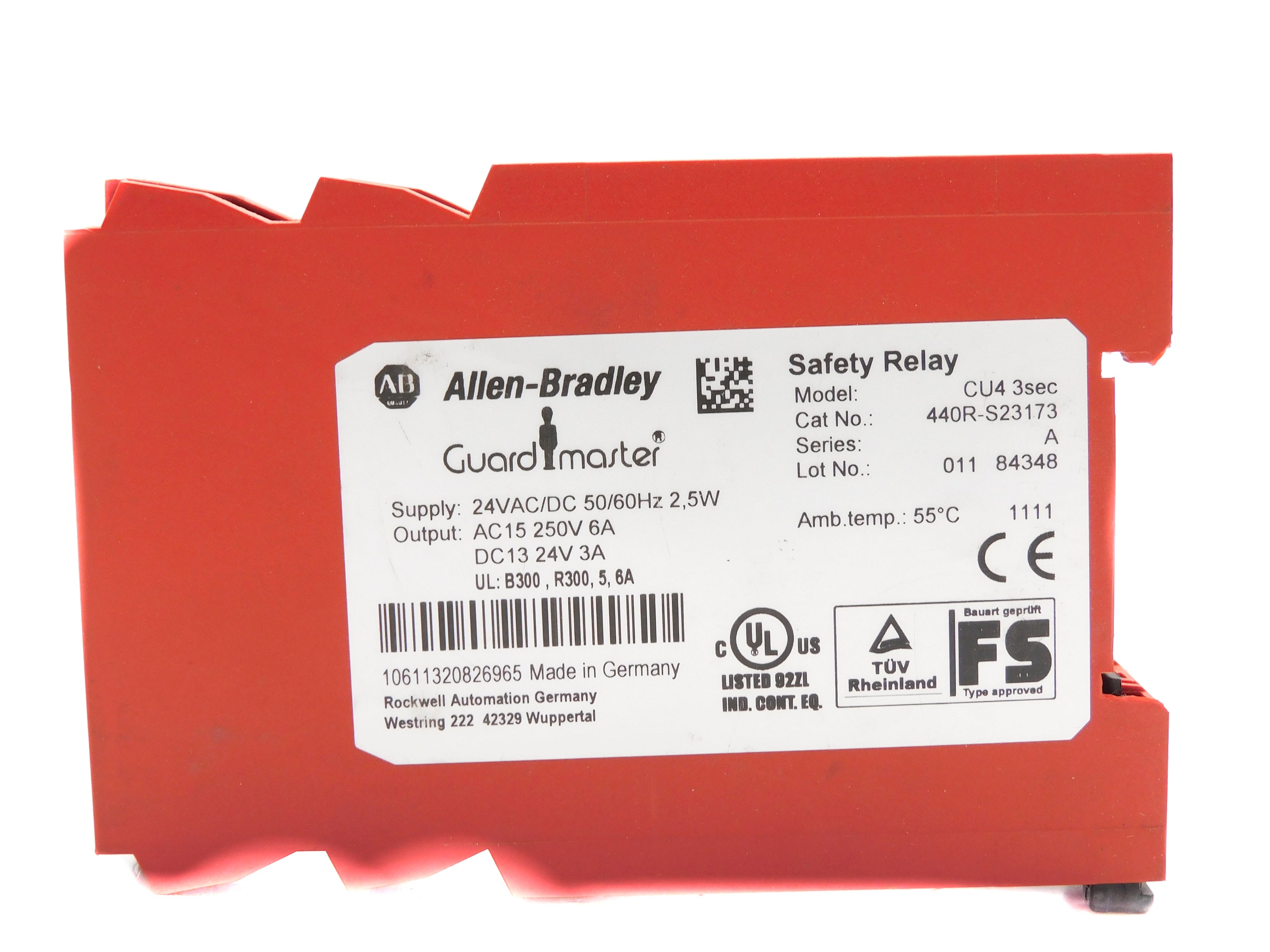 ALLEN BRADLEY 440R-S23173 SER. A 24VAC/DC  3A NSNP