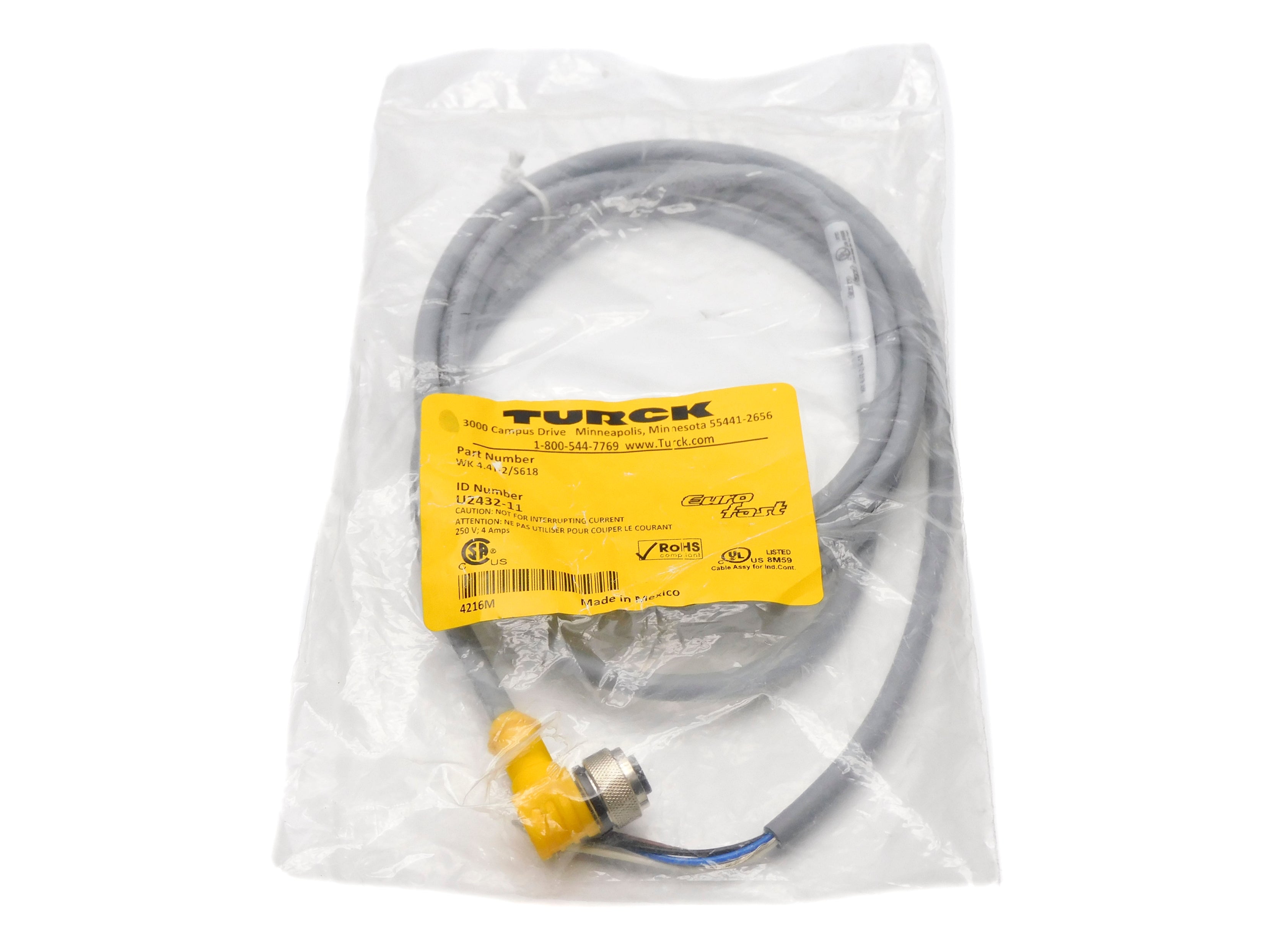 TURCK WK4.4T-2/S618 NSMP