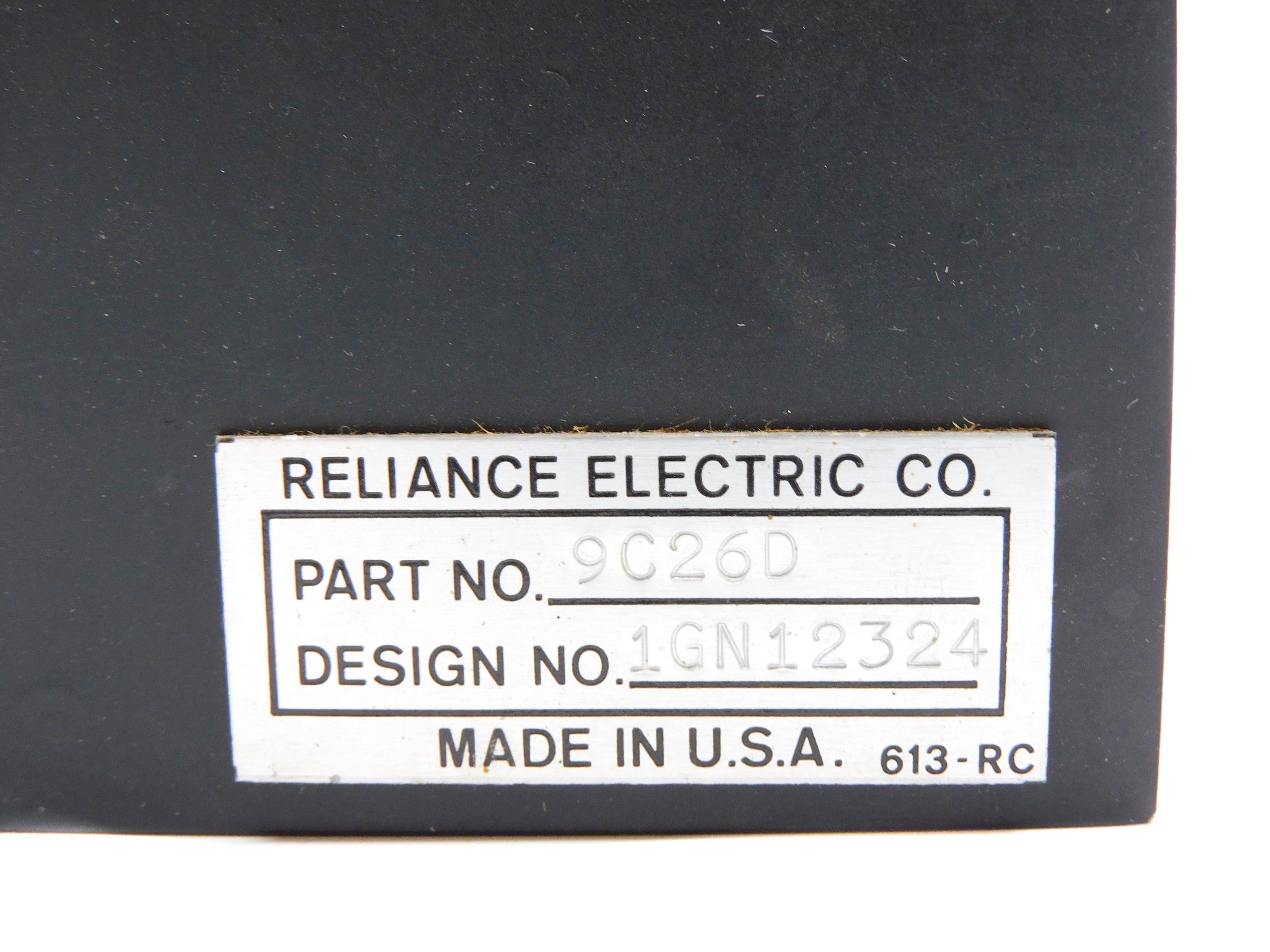 RELIANCE ELECTRIC 9C26D 0-2000 NSNP