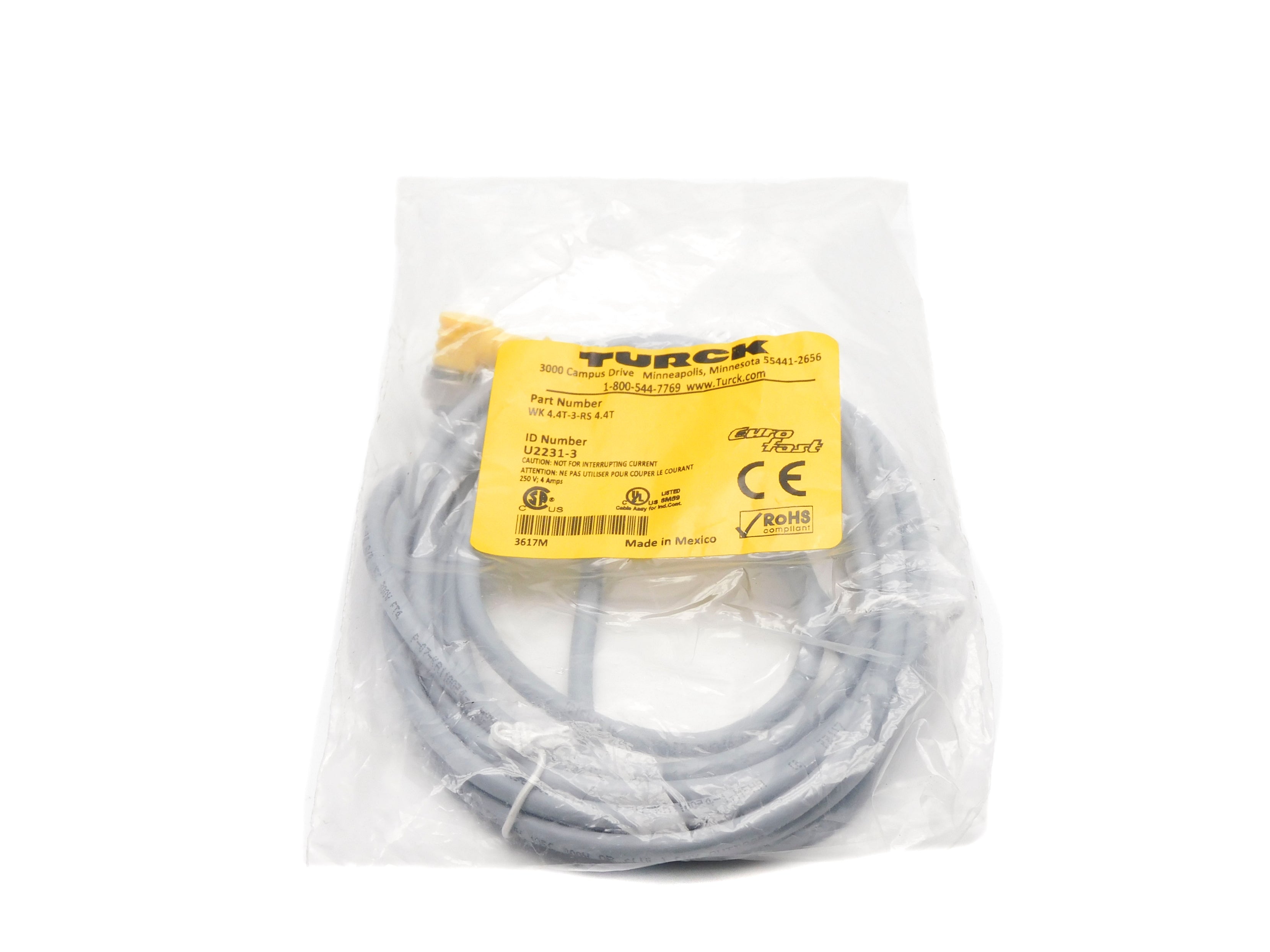 TURCK WK4.4T-3-RS4.4T NSMP