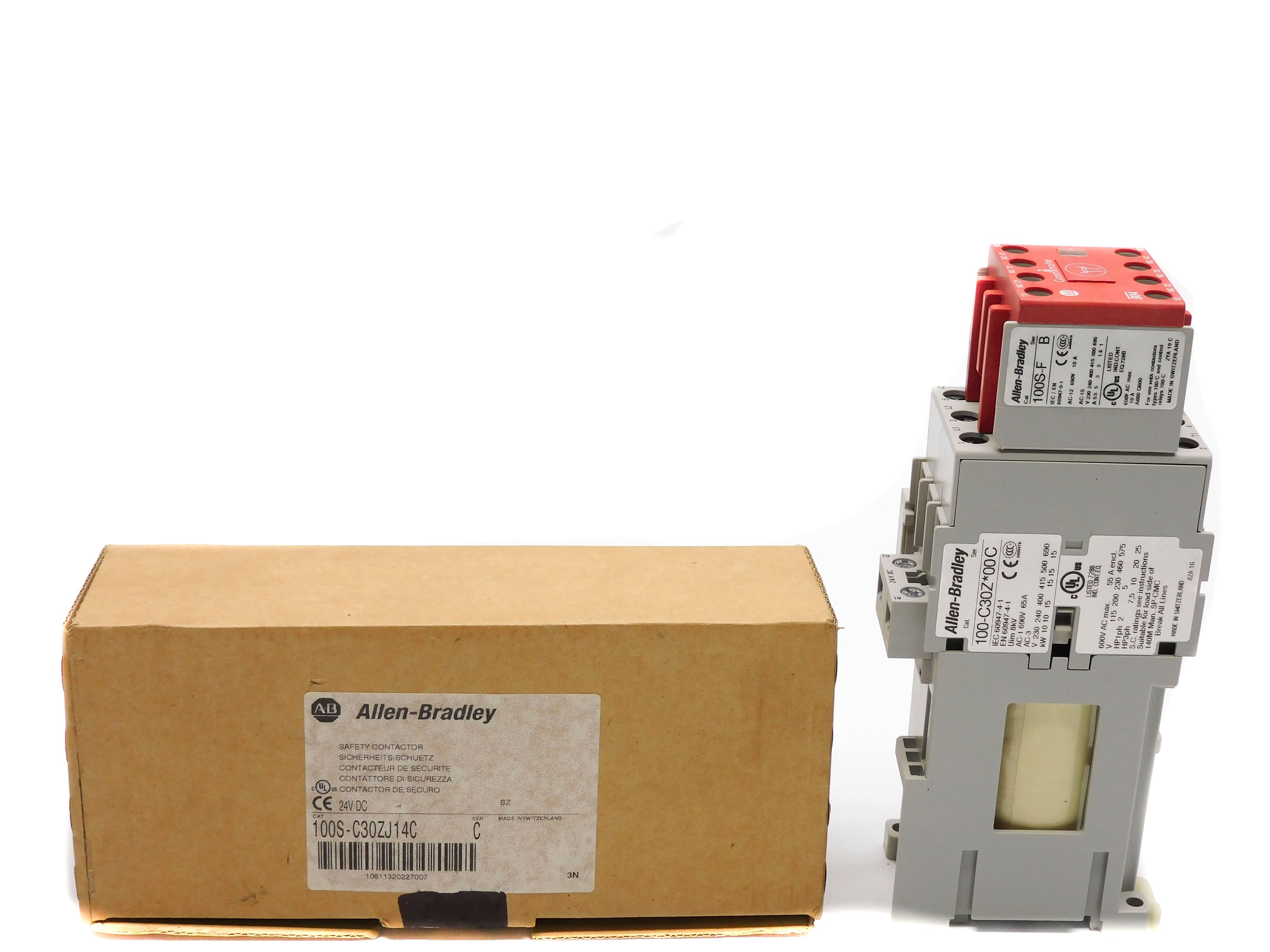 ALLEN BRADLEY 100S-C30ZJ14C SER. C 24VDC (BR/WH) NSMP