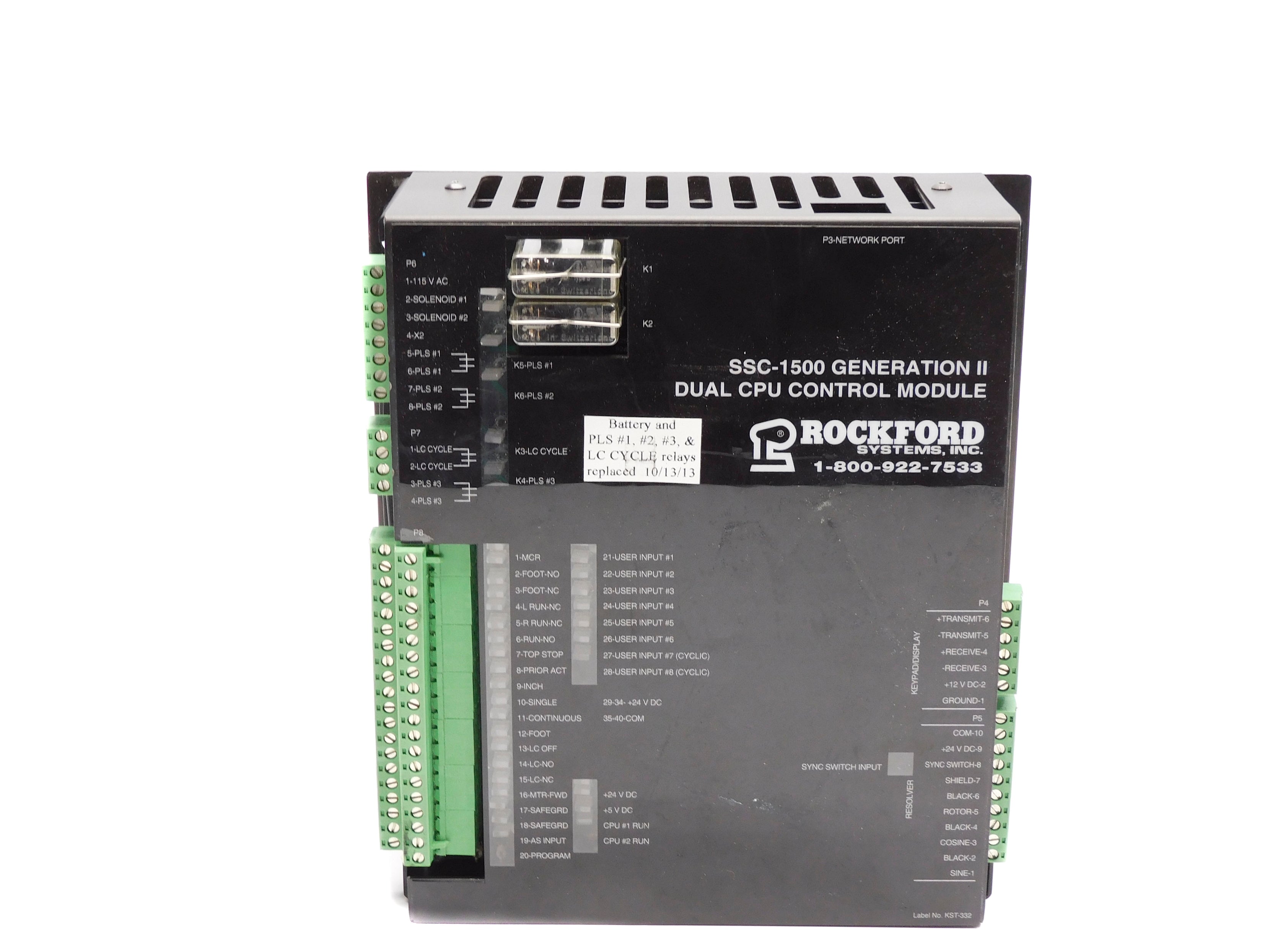 ROCKFORD SSC-1500 (REPAIRED) UNMP