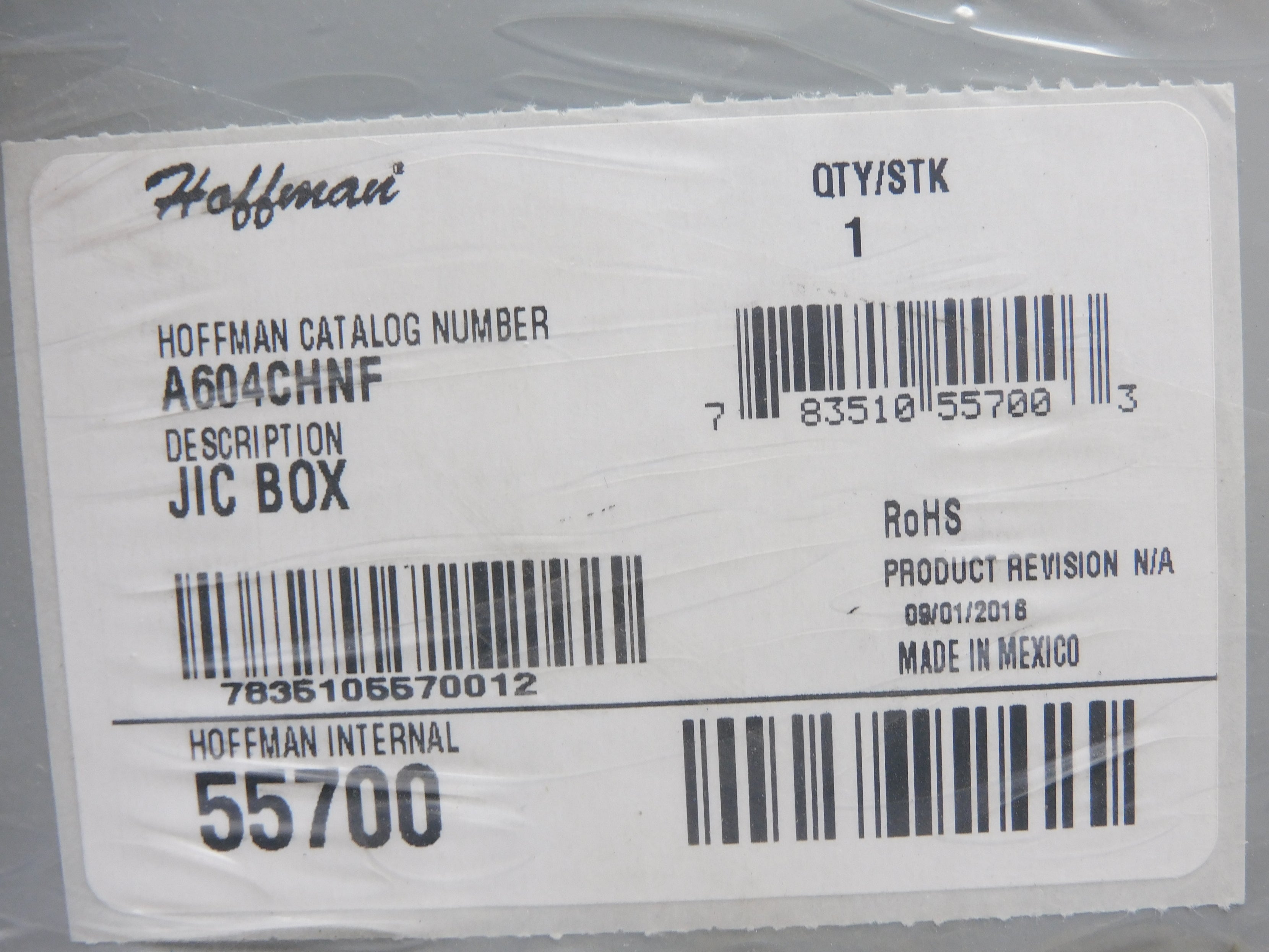 HOFFMAN A604CHNF NSMP