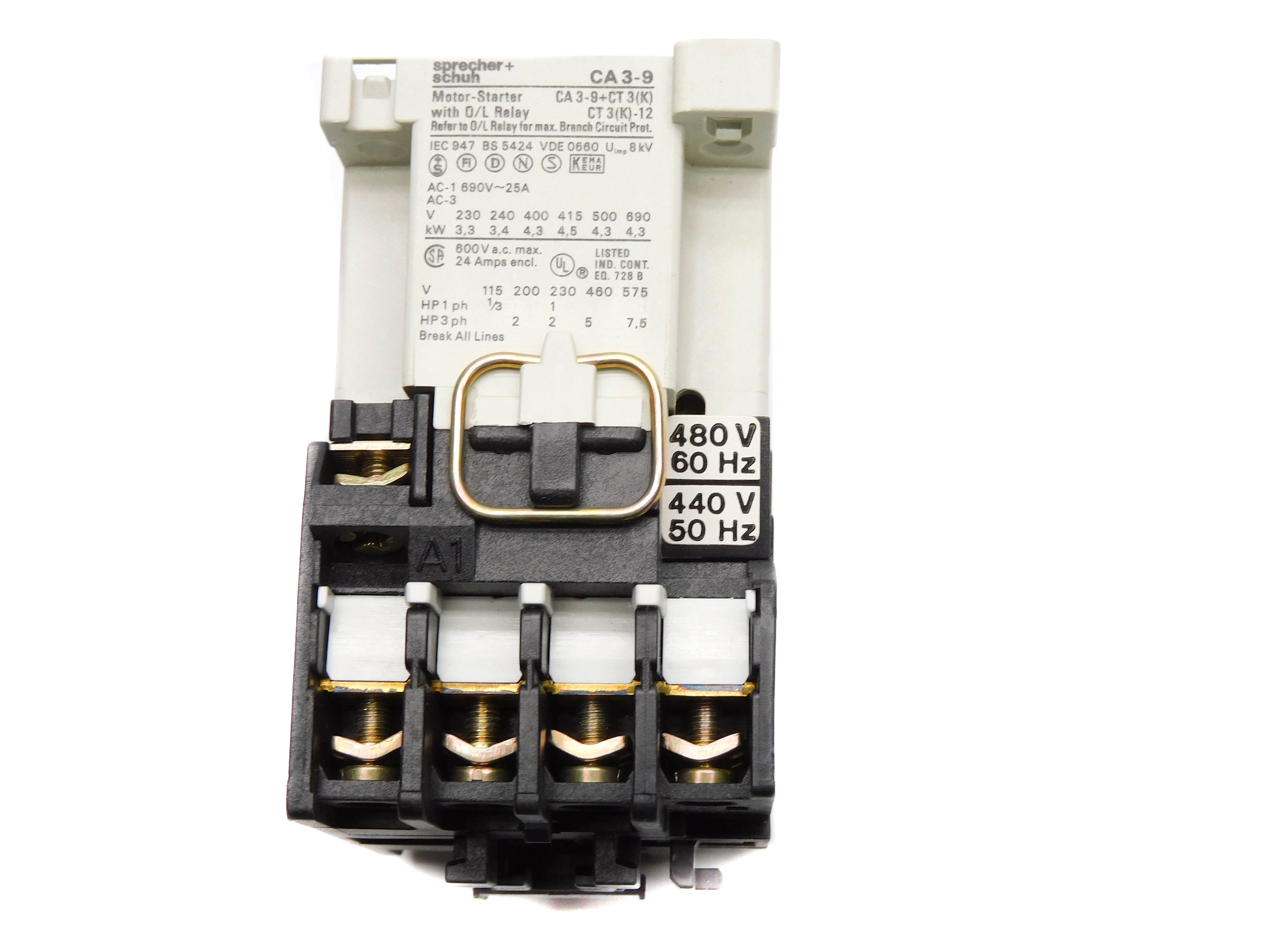 SPRECHER+SCHUH CA3-9-10-480-N0 480V NSMP