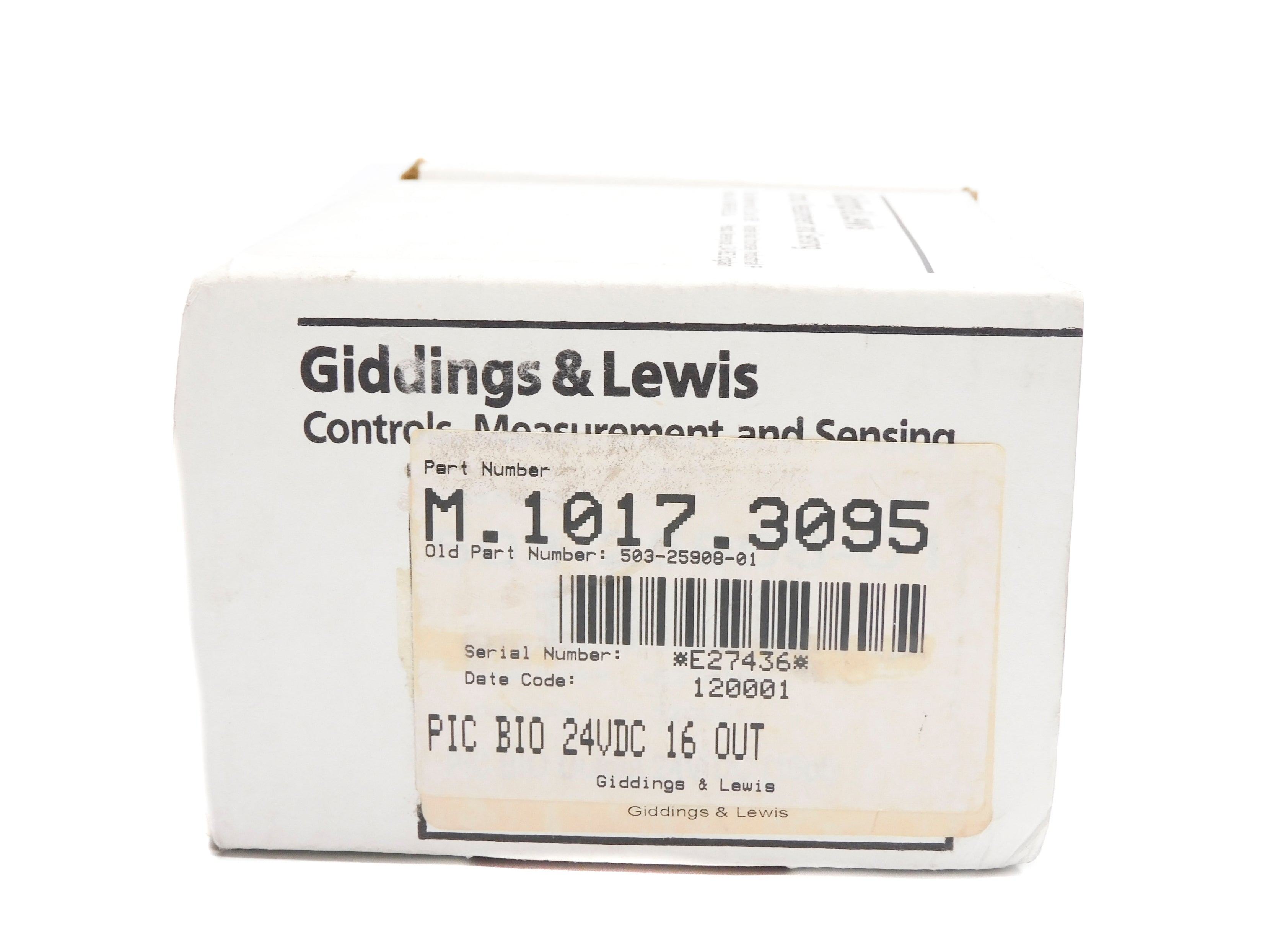 GIDDINGS&LEWIS M.1017.3095 503-25908-01R1 NSMP