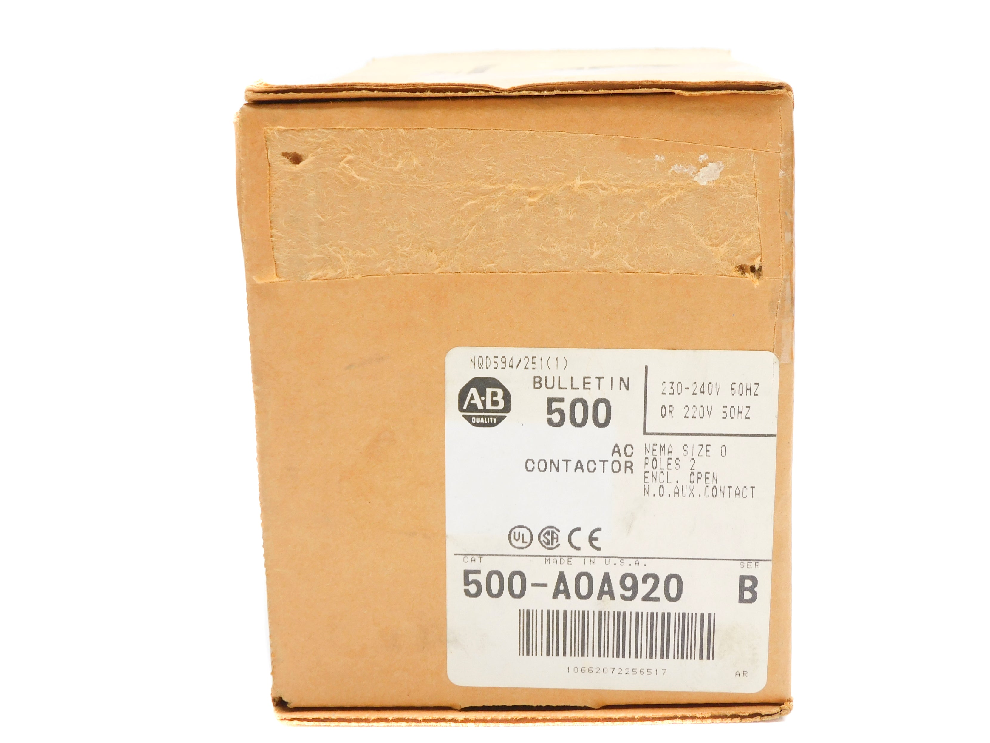 INDUSTRIAL SPARE PART 500-AOA920 SER. B 230-240V 220V (BR/WH) NSMP
