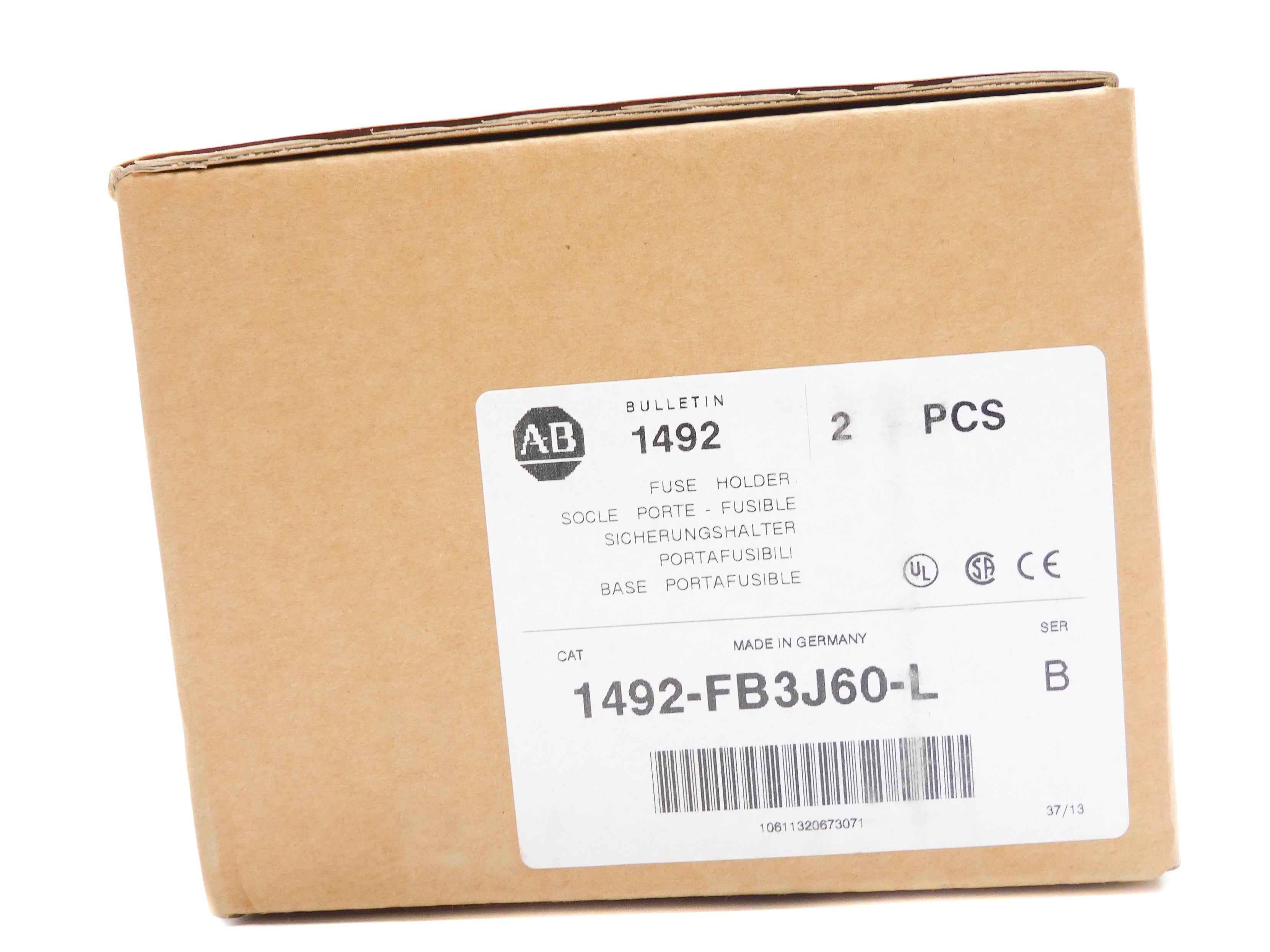ALLEN BRADLEY 1492-FB3J60-L SER. B (PKG OF 2) (BR/WH) NSMP