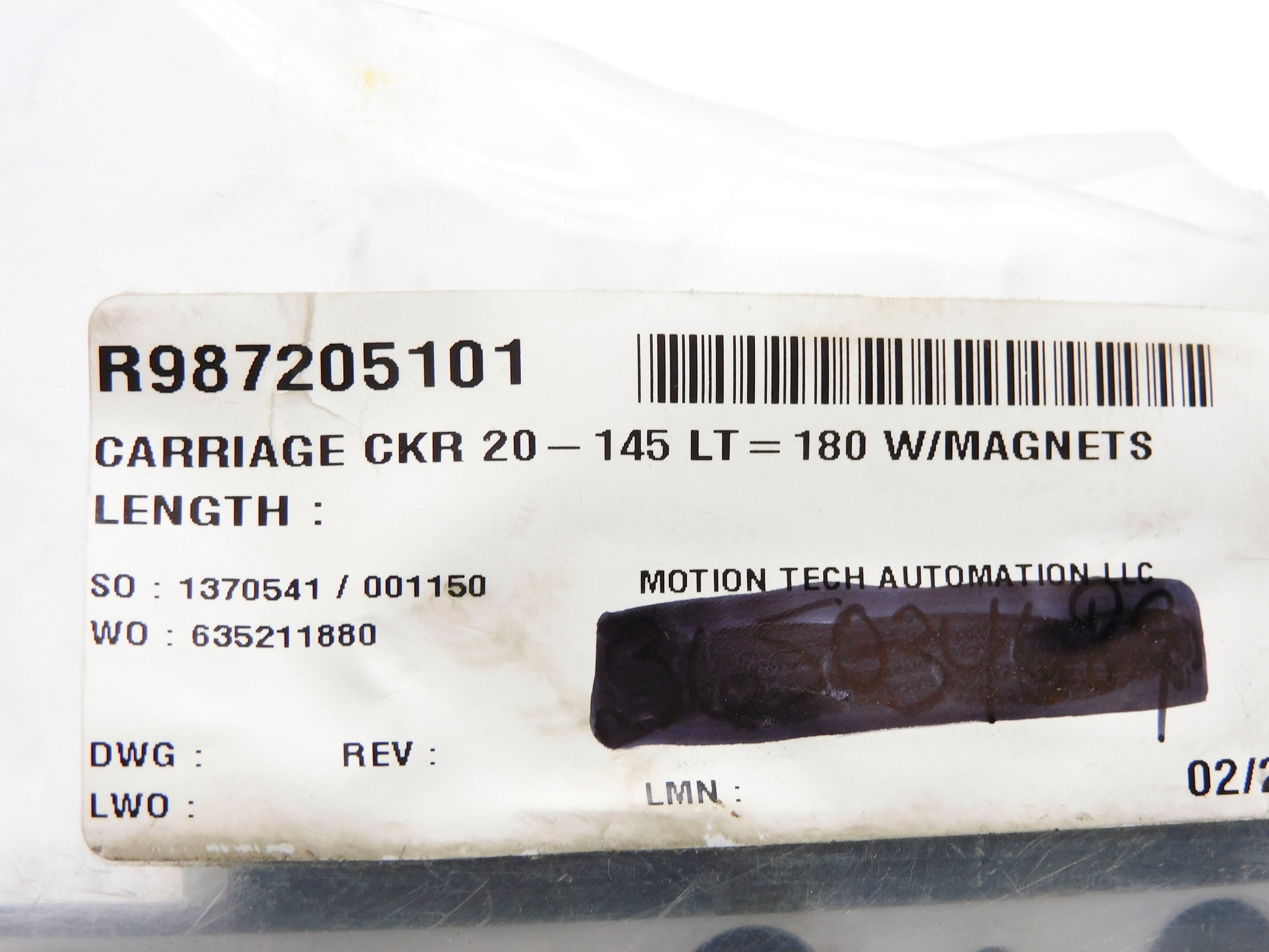 REXROTH R987205101 CKR20-145 NSMP