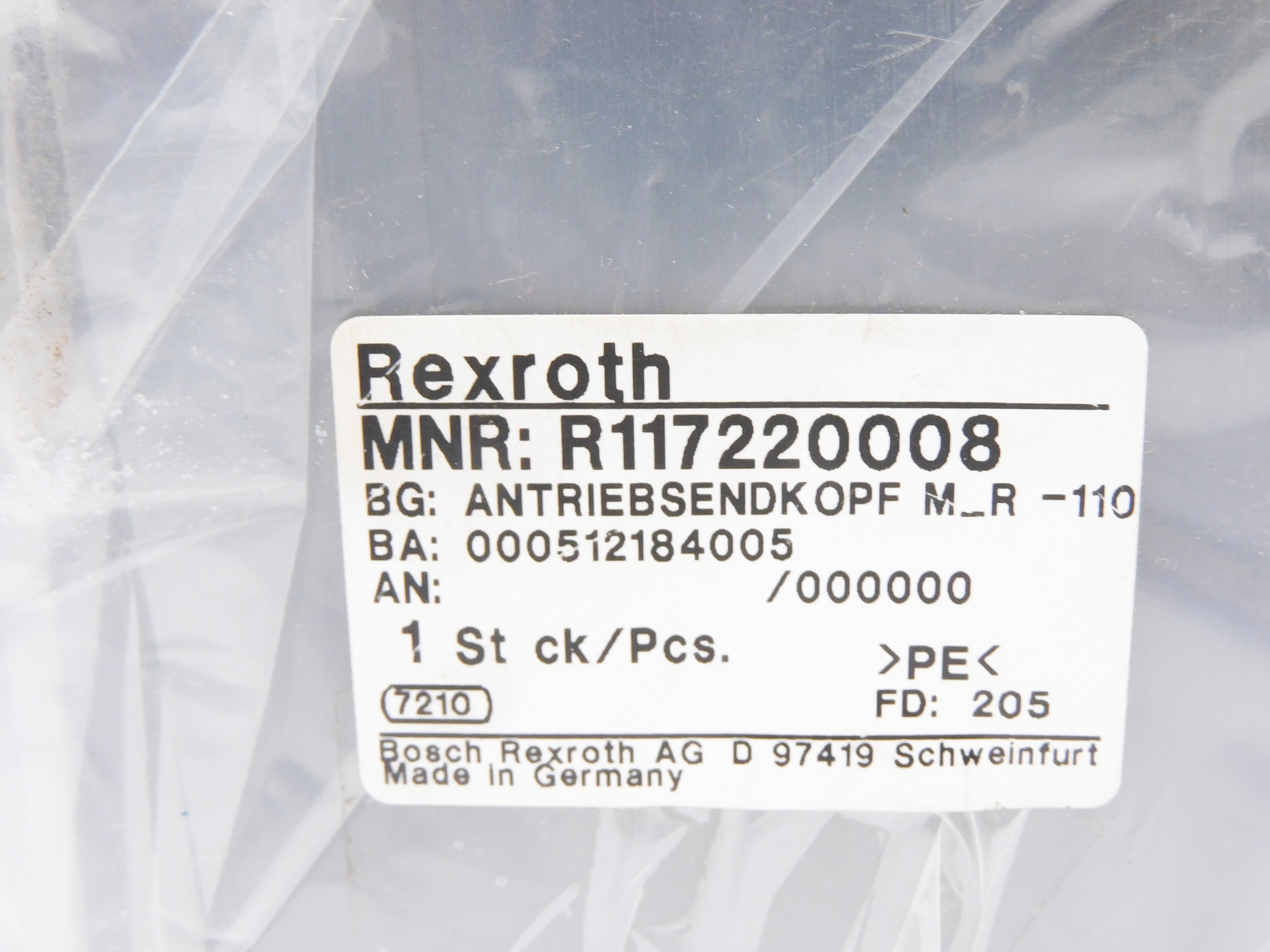 REXROTH R117220008 MR-110 NSMP