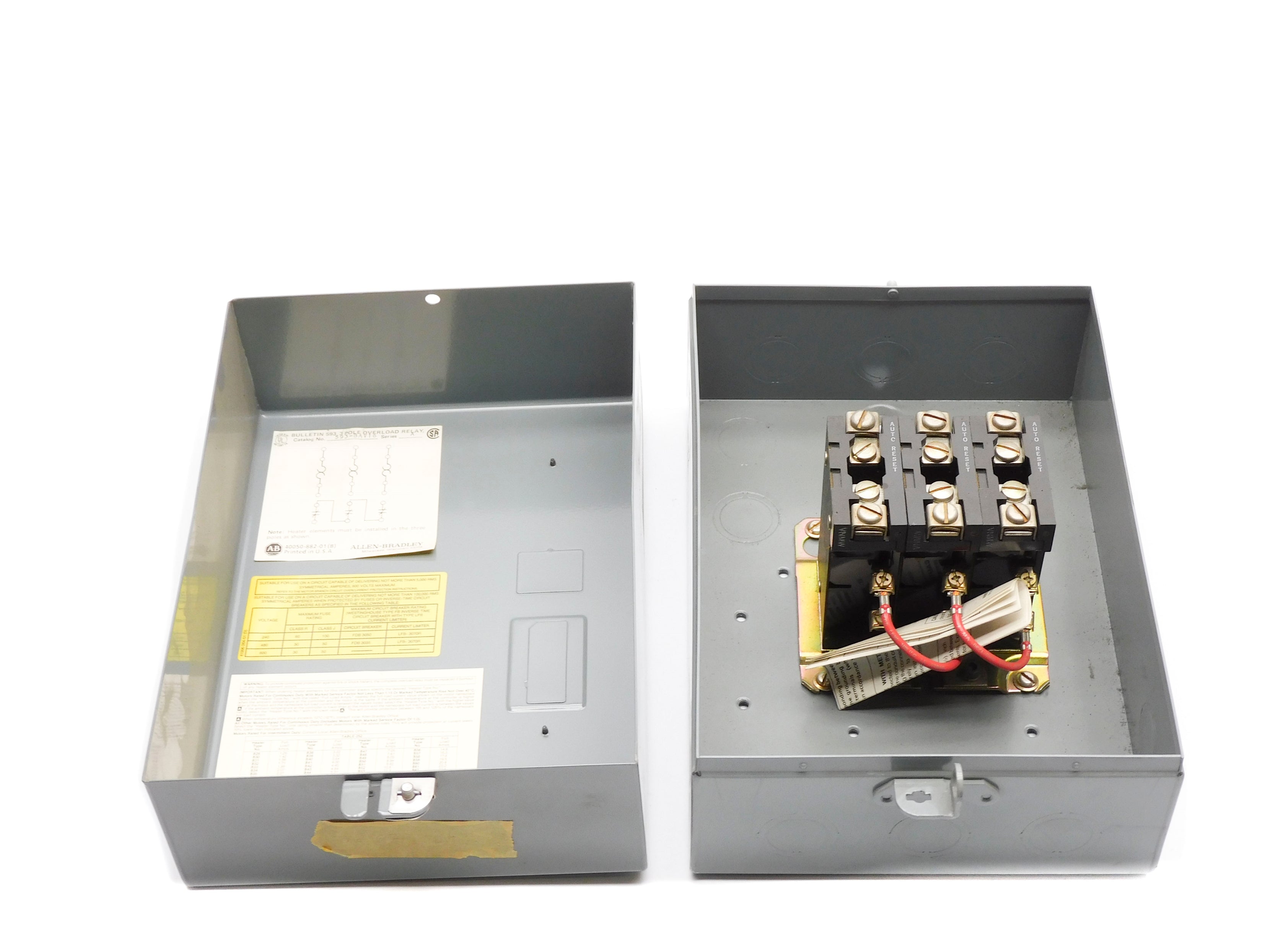 INDUSTRIAL SPARE PART 593-BAV16 SER. A 600V (AS PICTURED) NSNP