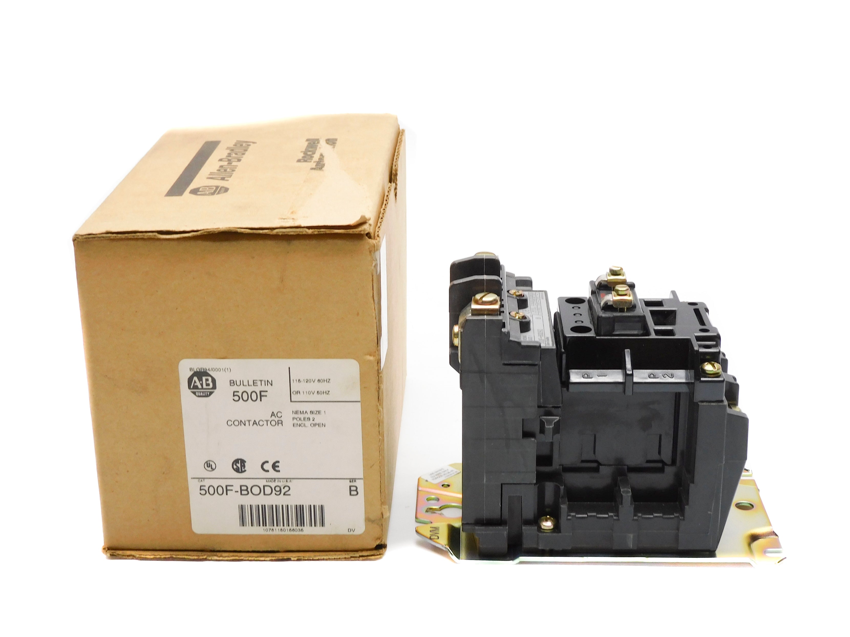 INDUSTRIAL SPARE PART 500F-BOD92 SER. B 115-120V 110V (BR/WH) NSMP