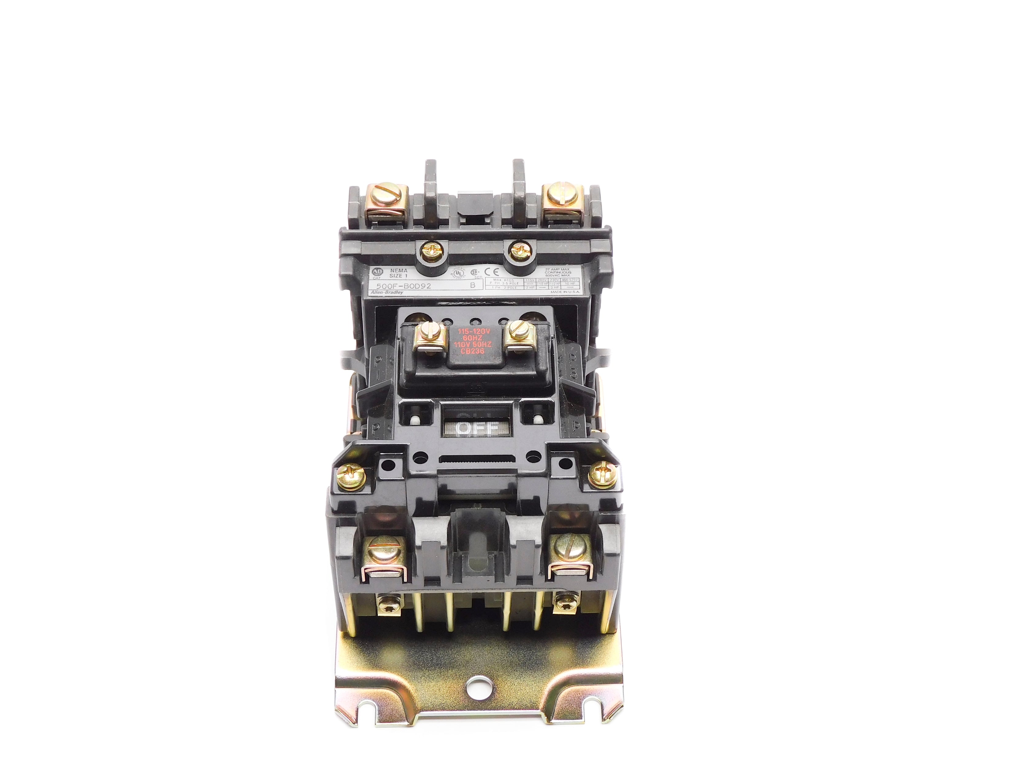 INDUSTRIAL SPARE PART 500F-BOD92 SER. B 115-120V 110V (BR/WH) NSMP