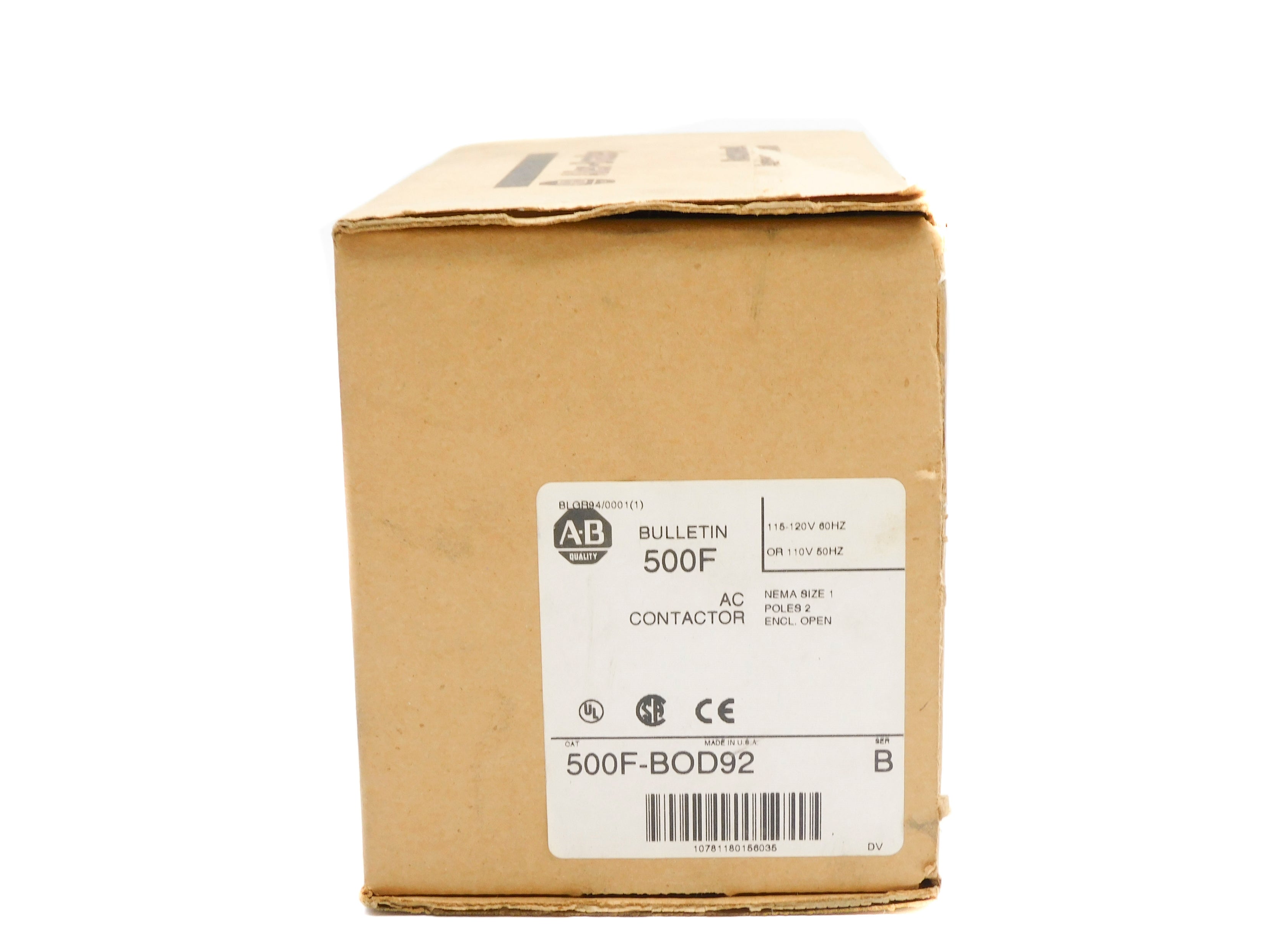 INDUSTRIAL SPARE PART 500F-BOD92 SER. B 115-120V 110V (BR/WH) NSMP