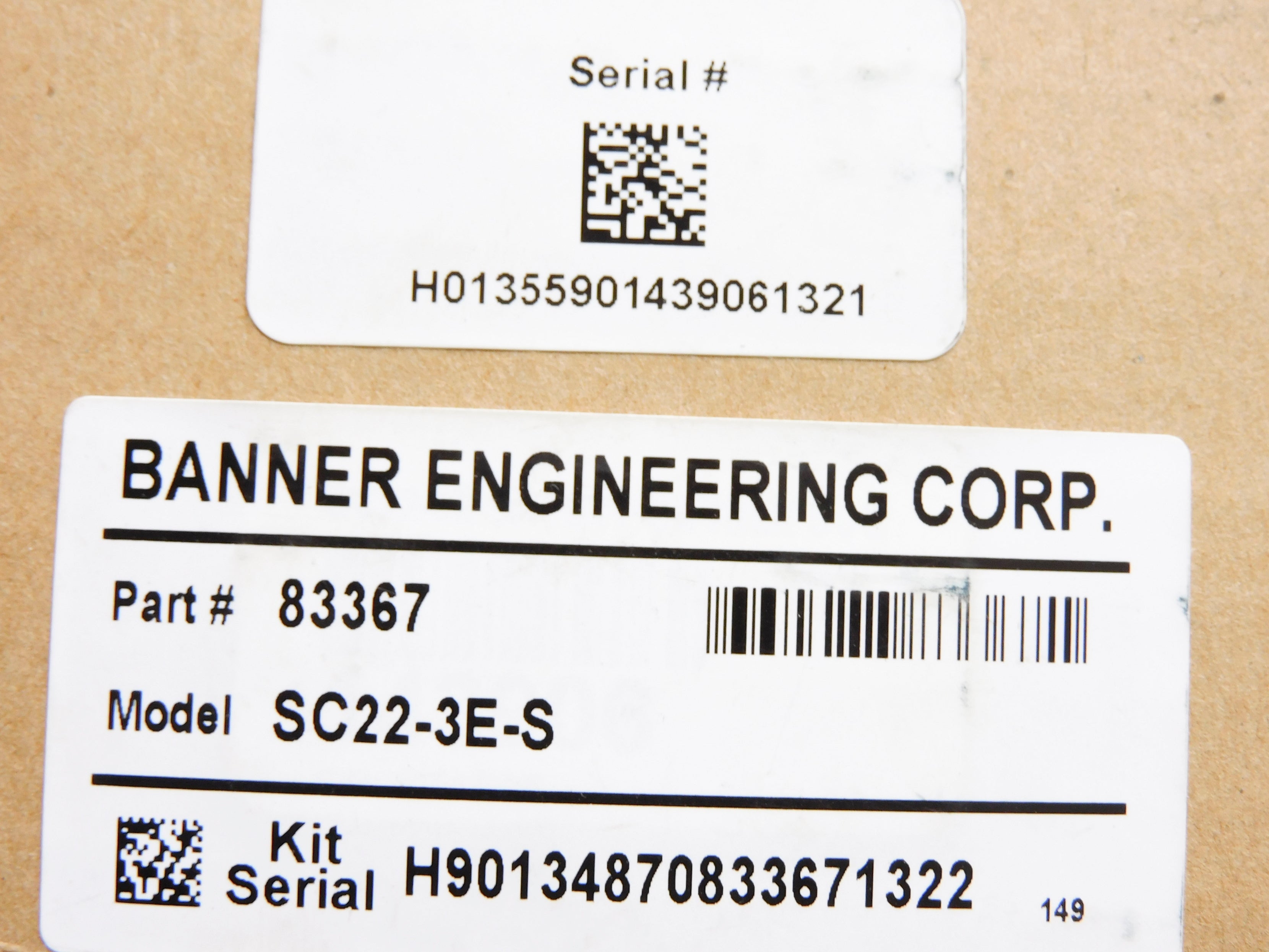 BANNER ENGINEERING SC22-3E-S 83367 (AS PICTURED) NSMP