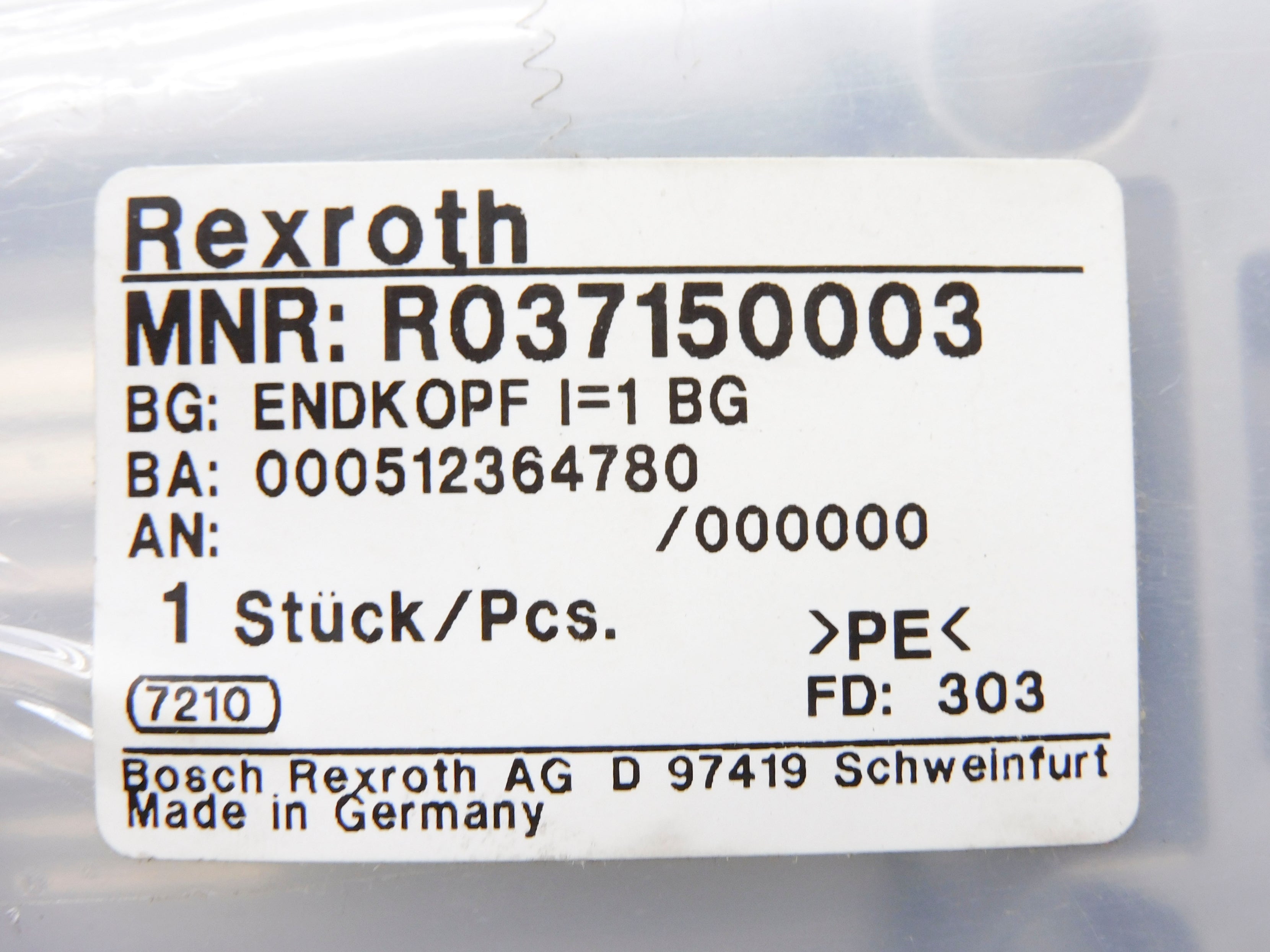 REXROTH R037150003 NSMP