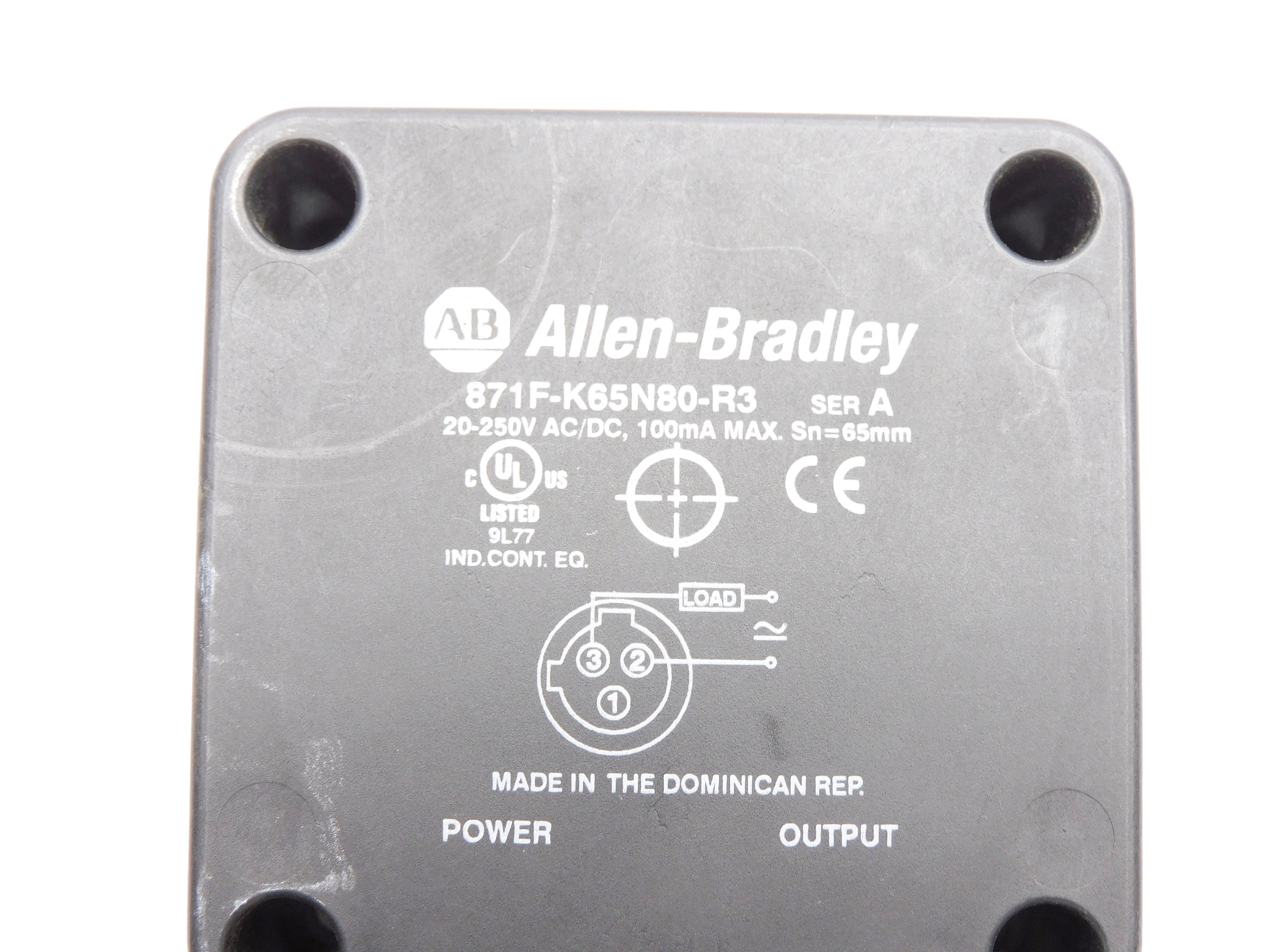 INDUSTRIAL SPARE PART 871F-K65N80-R3 SER. A UNMP