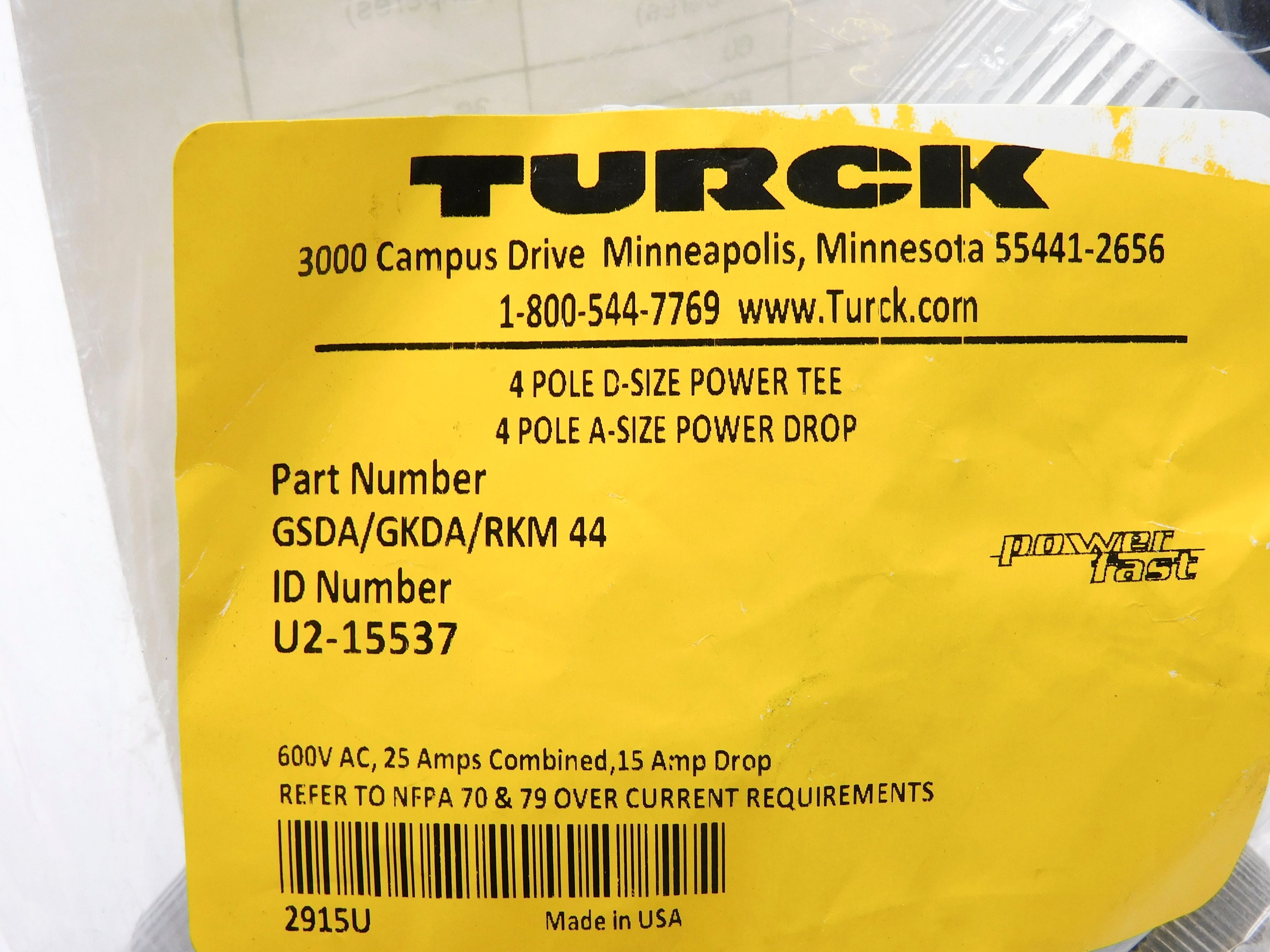 TURCK GSDA/GKDA/RKM44 NSMP