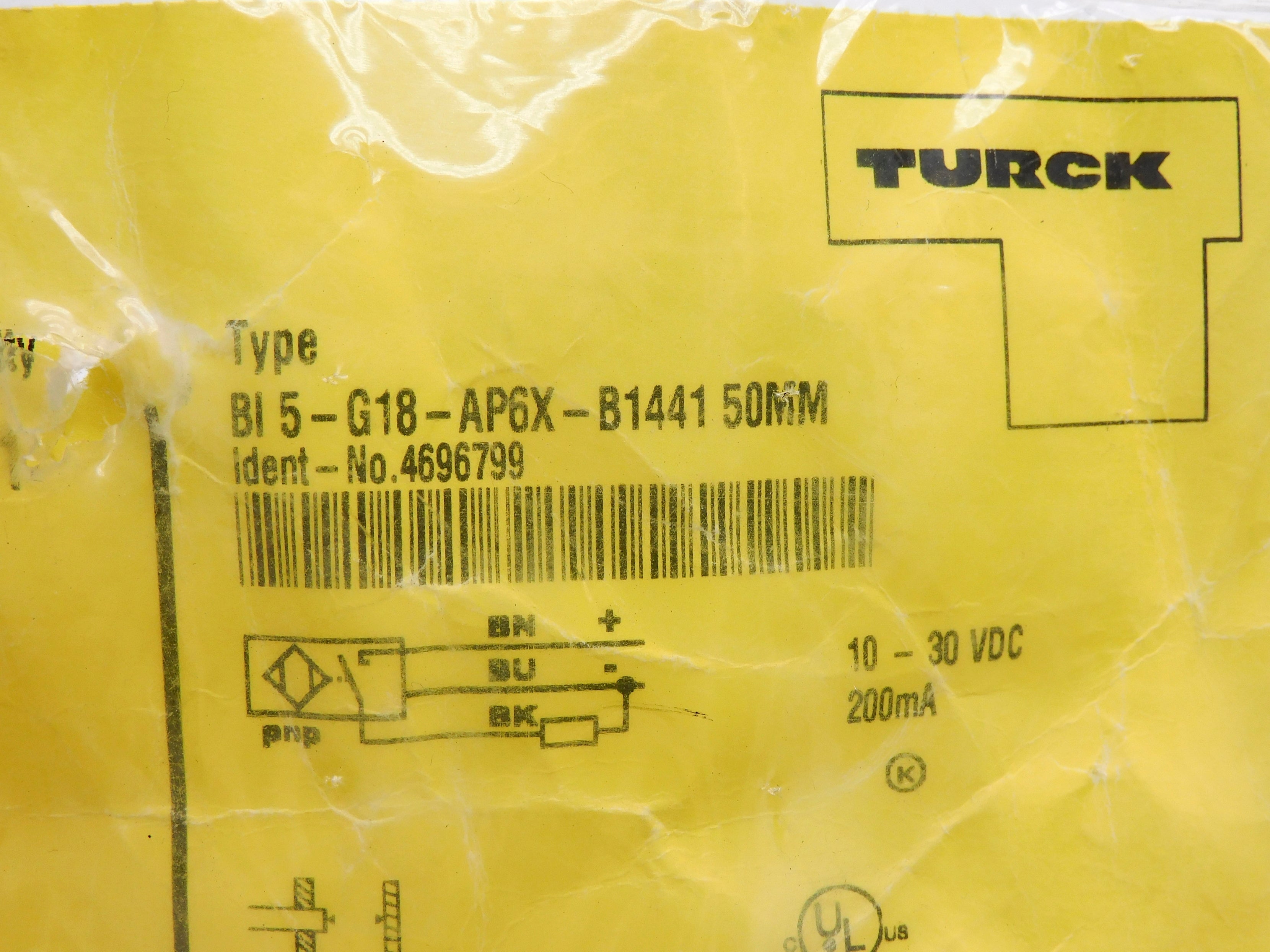 TURCK BI5-G18-AP6X-B1441 50MM NSMP