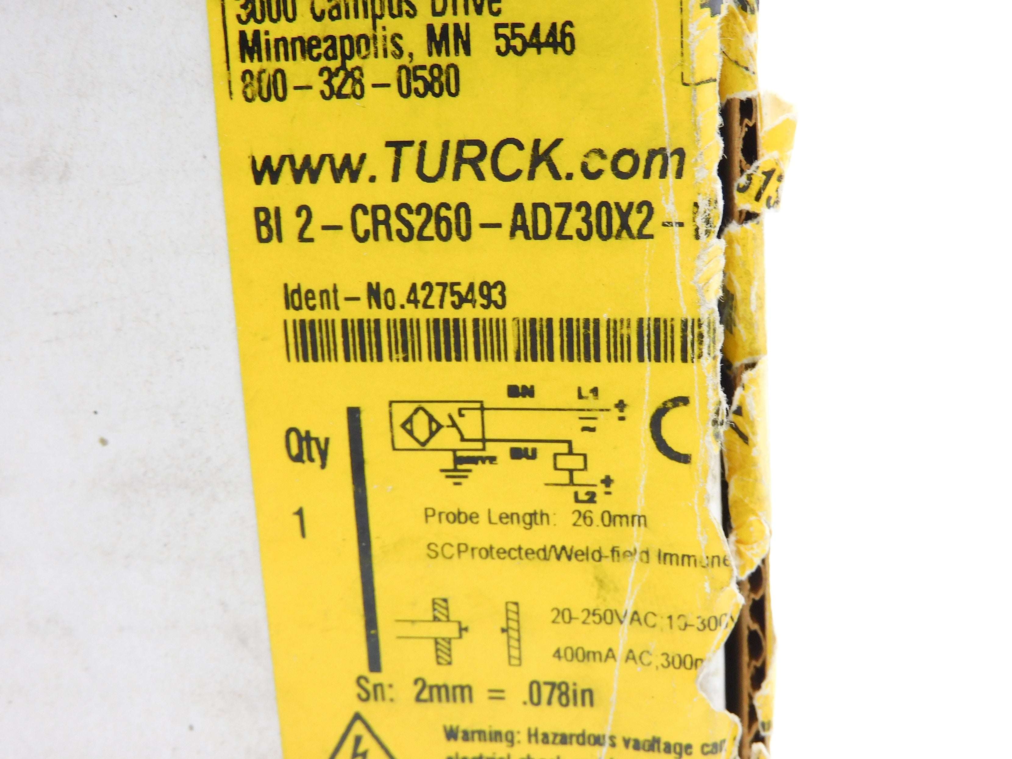 TURCK Bi2-CRS260-ADZ30X2-B3131/S34 NSMP