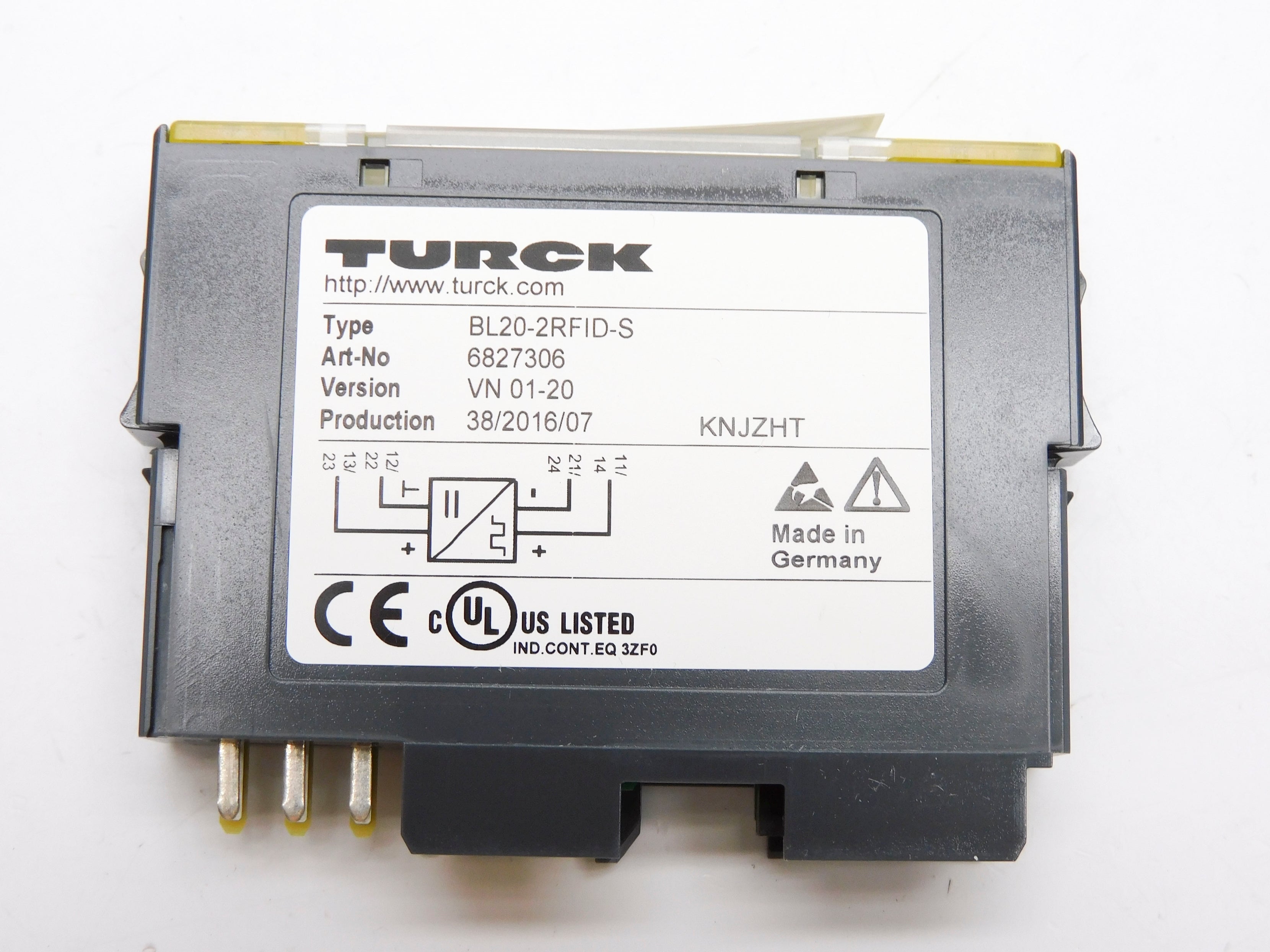 TURCK BL20-2RFID-S NSMP
