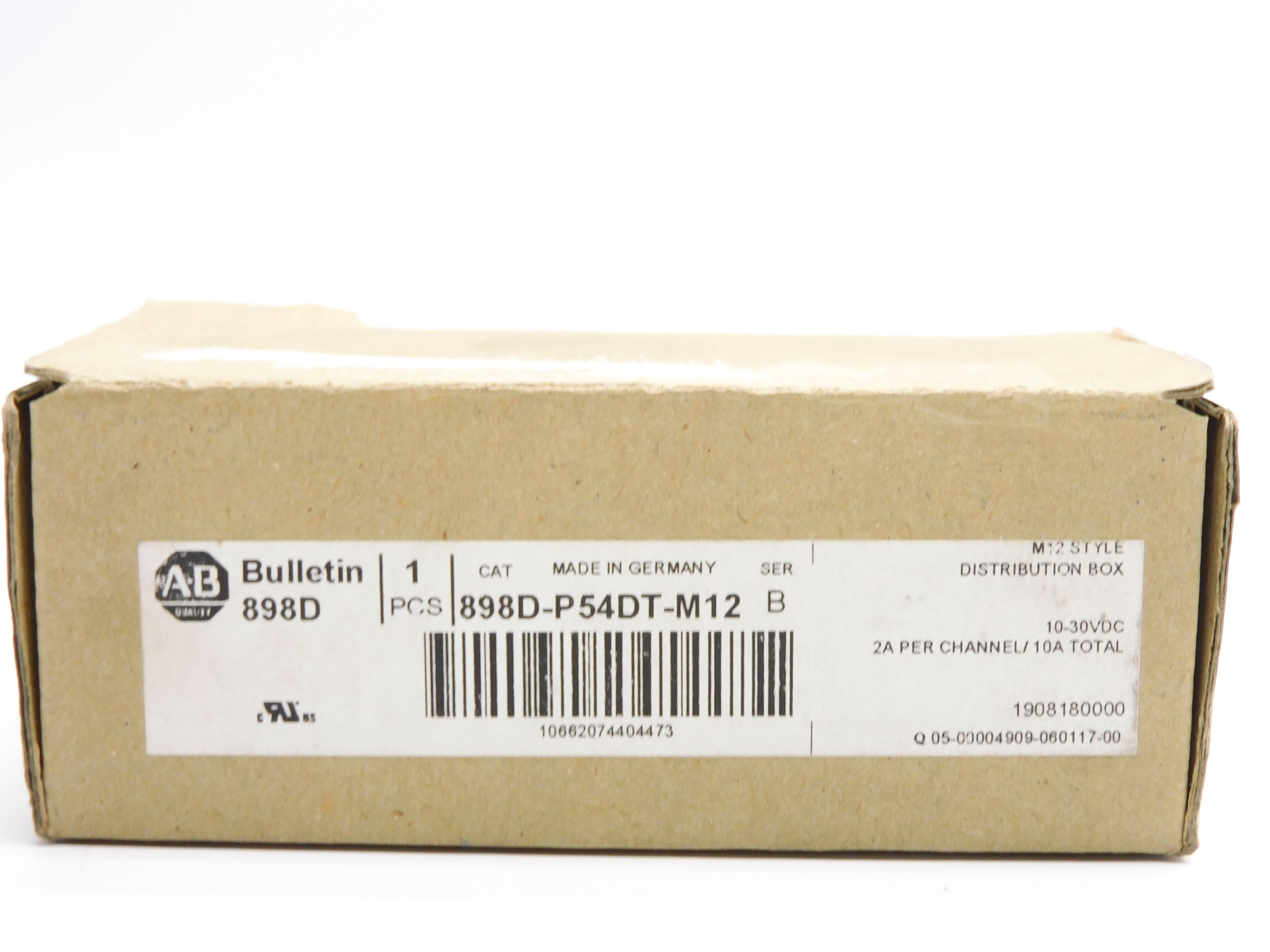 INDUSTRIAL SPARE PART 898D-P54DT-M12 SER. B (BR/WH) NSMP