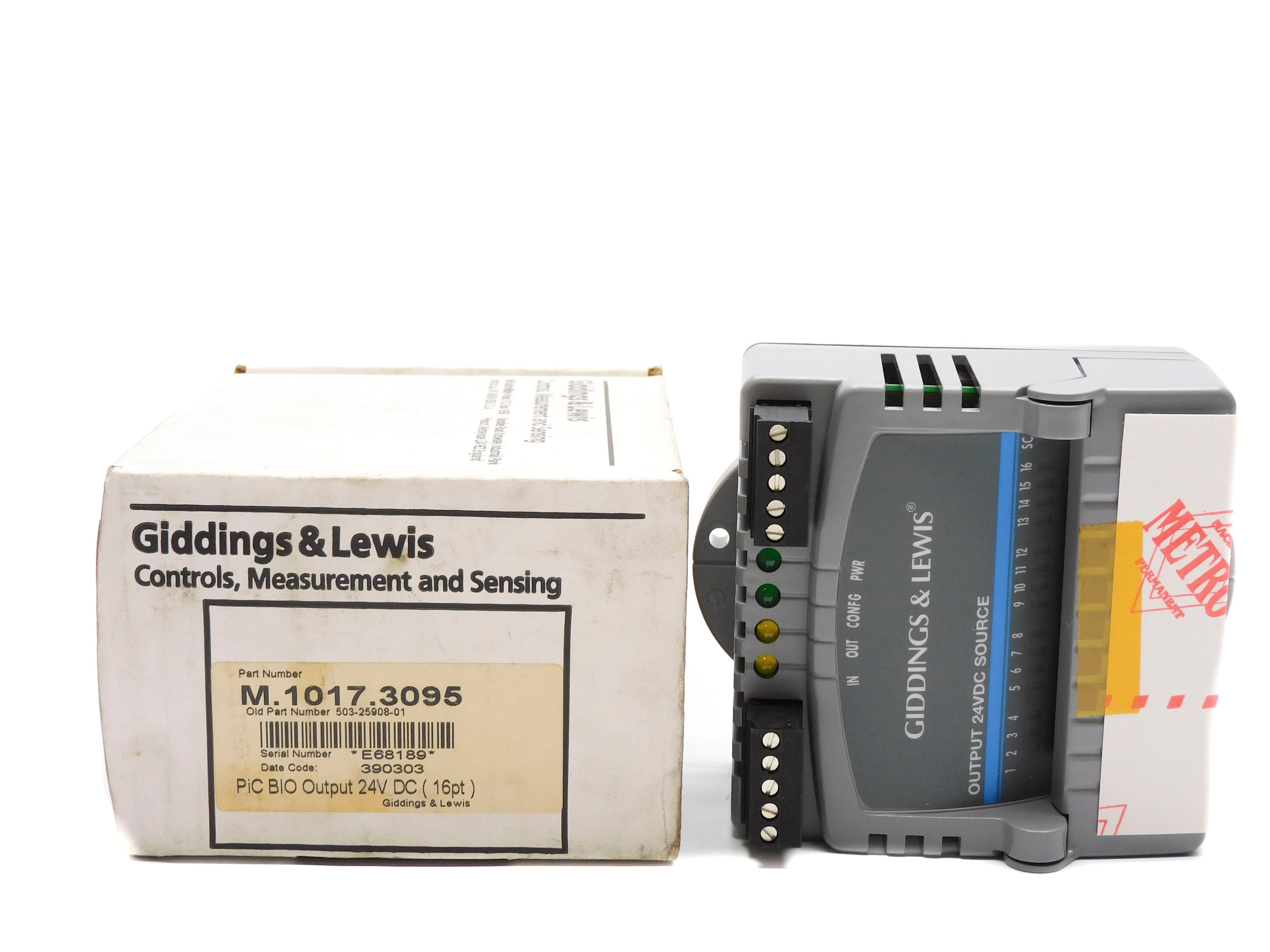 GIDDINGS&LEWIS M.1017.3095 R3 503-25908-01 NSMP