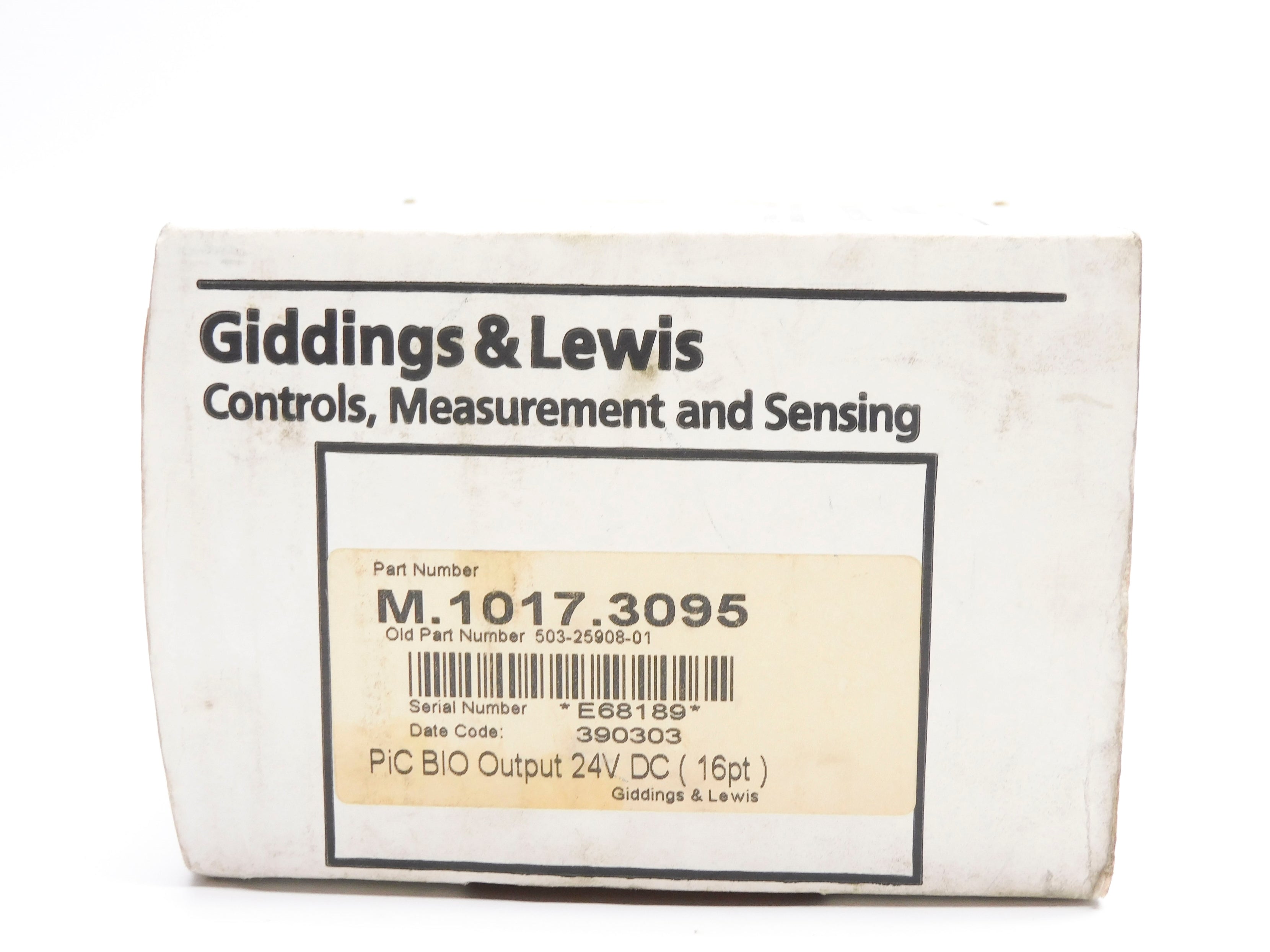 GIDDINGS&LEWIS M.1017.3095 R3 503-25908-01 NSMP