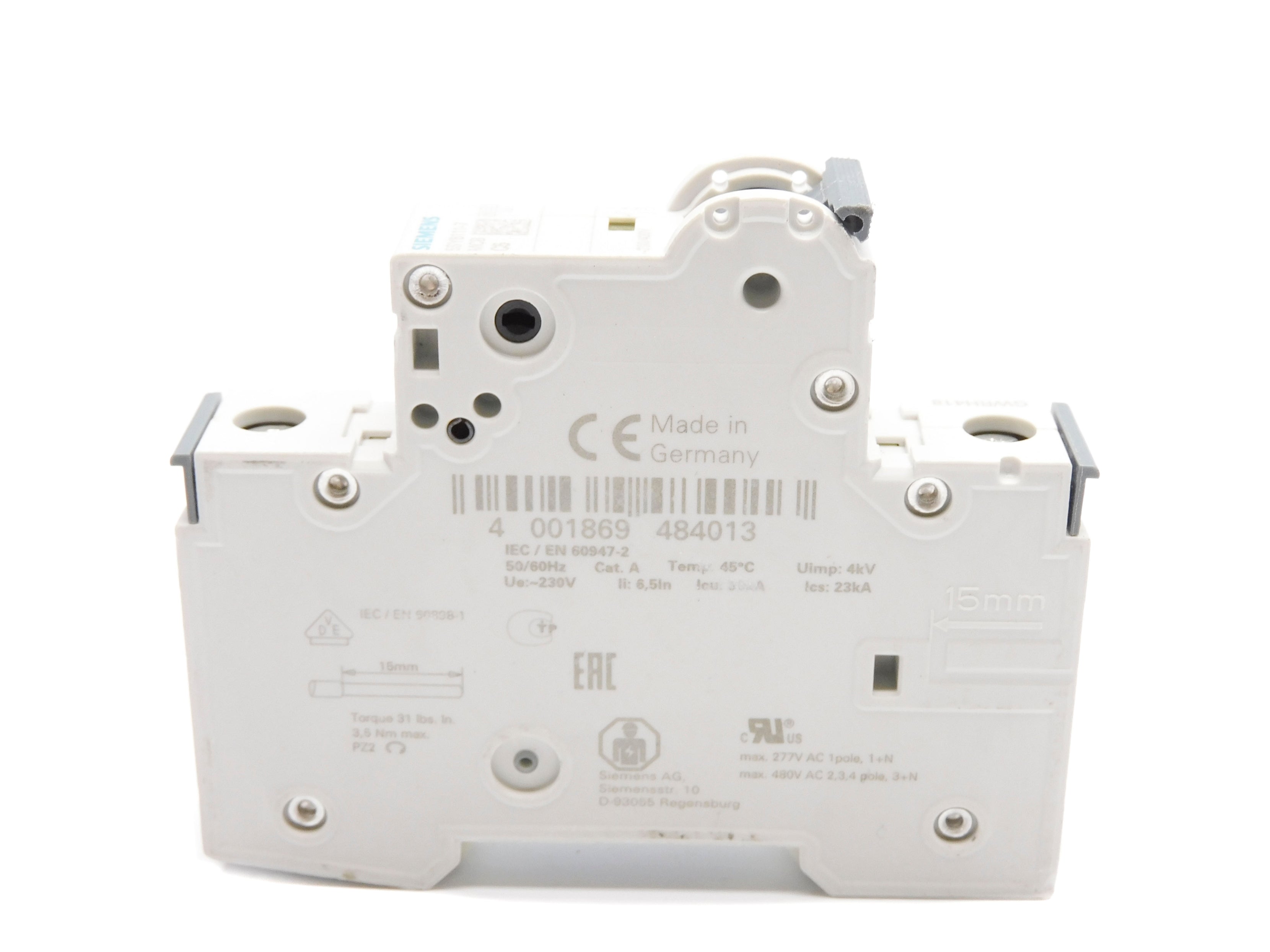 SIEMENS 5SY6111-7 5A 230/400V NSNP
