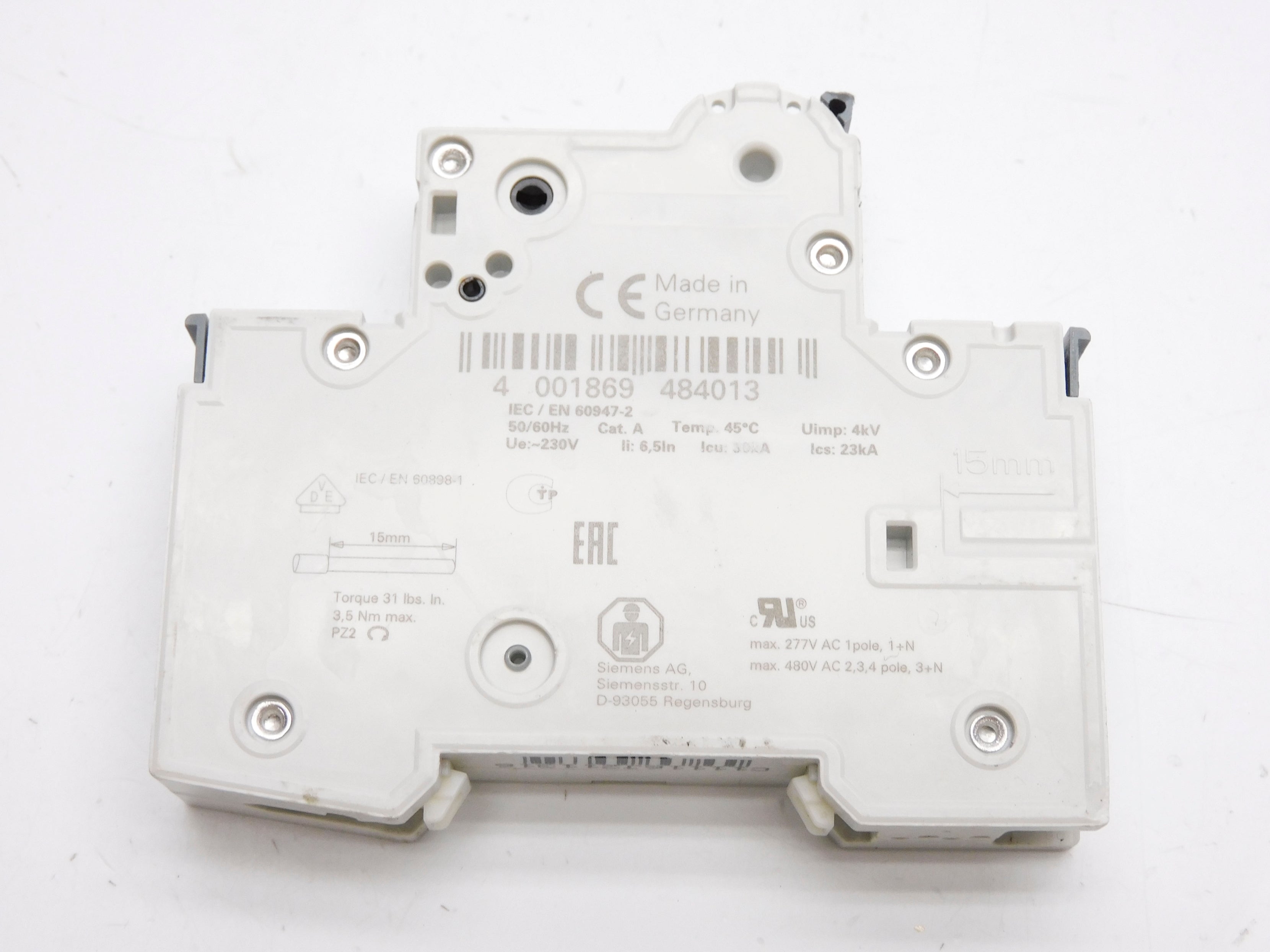 SIEMENS 5SY6111-7 5A 230/400V NSNP
