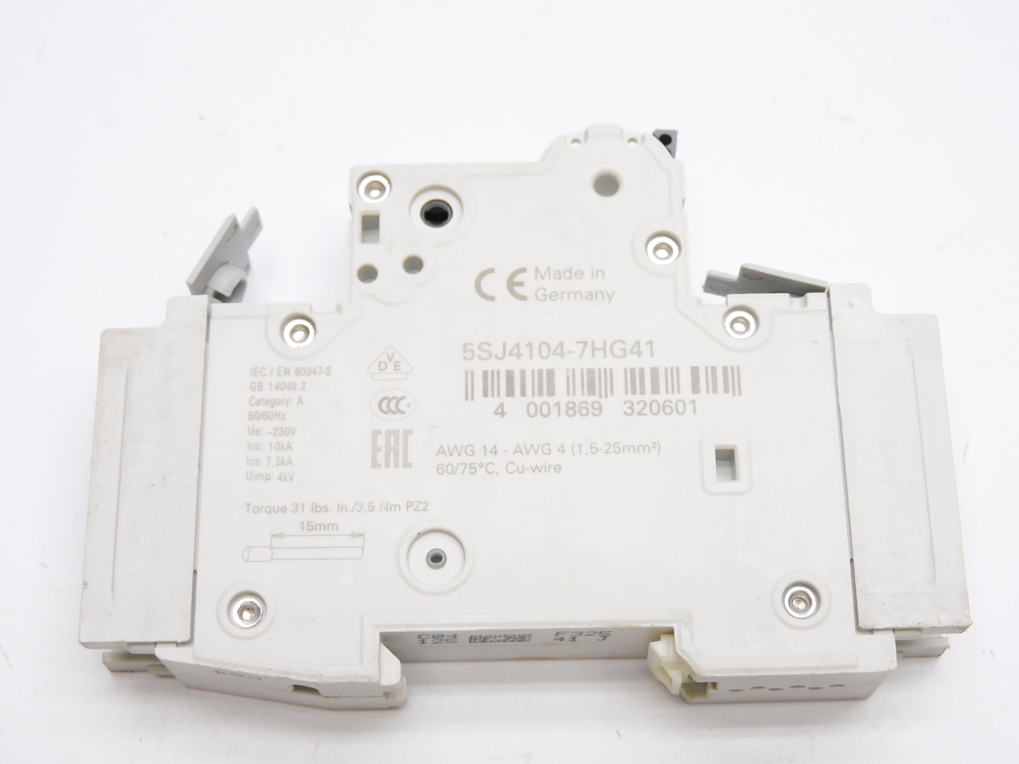 SIEMENS 5SJ4104-7HG41 4A 230V NSNP
