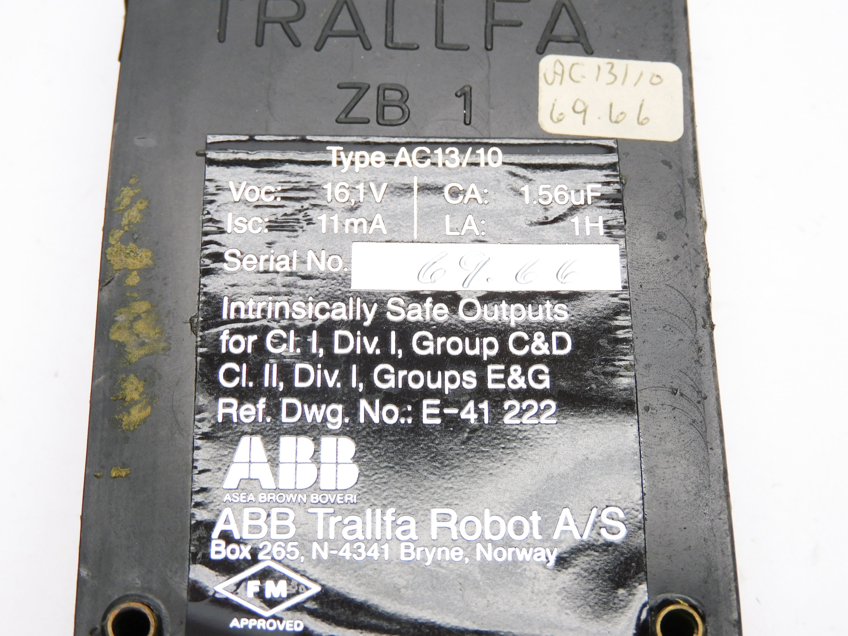 ABB AC13/10 UNMP