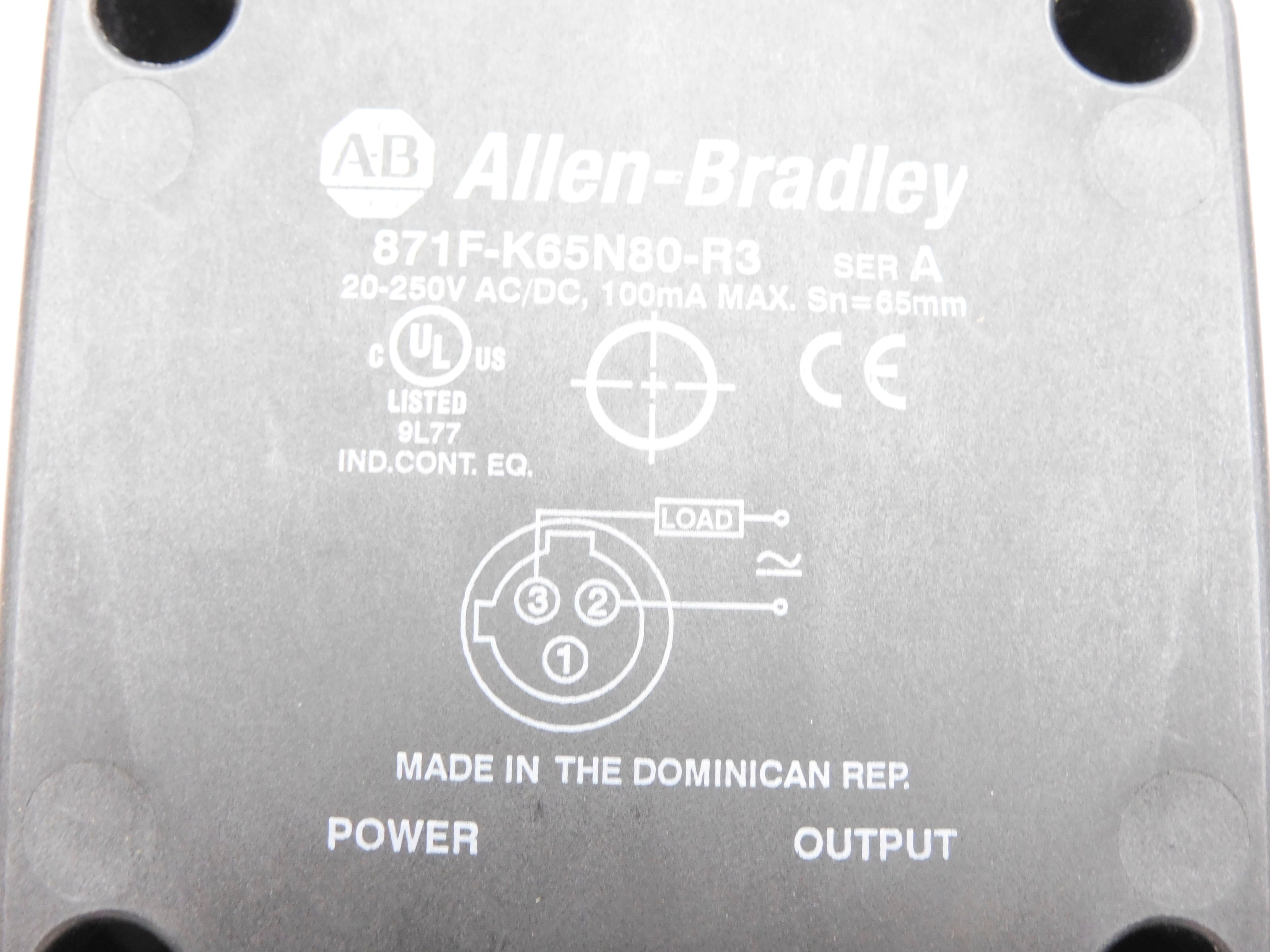 INDUSTRIAL SPARE PART 871F-K65N80-R3 SER. A (BR/WH) NSMP