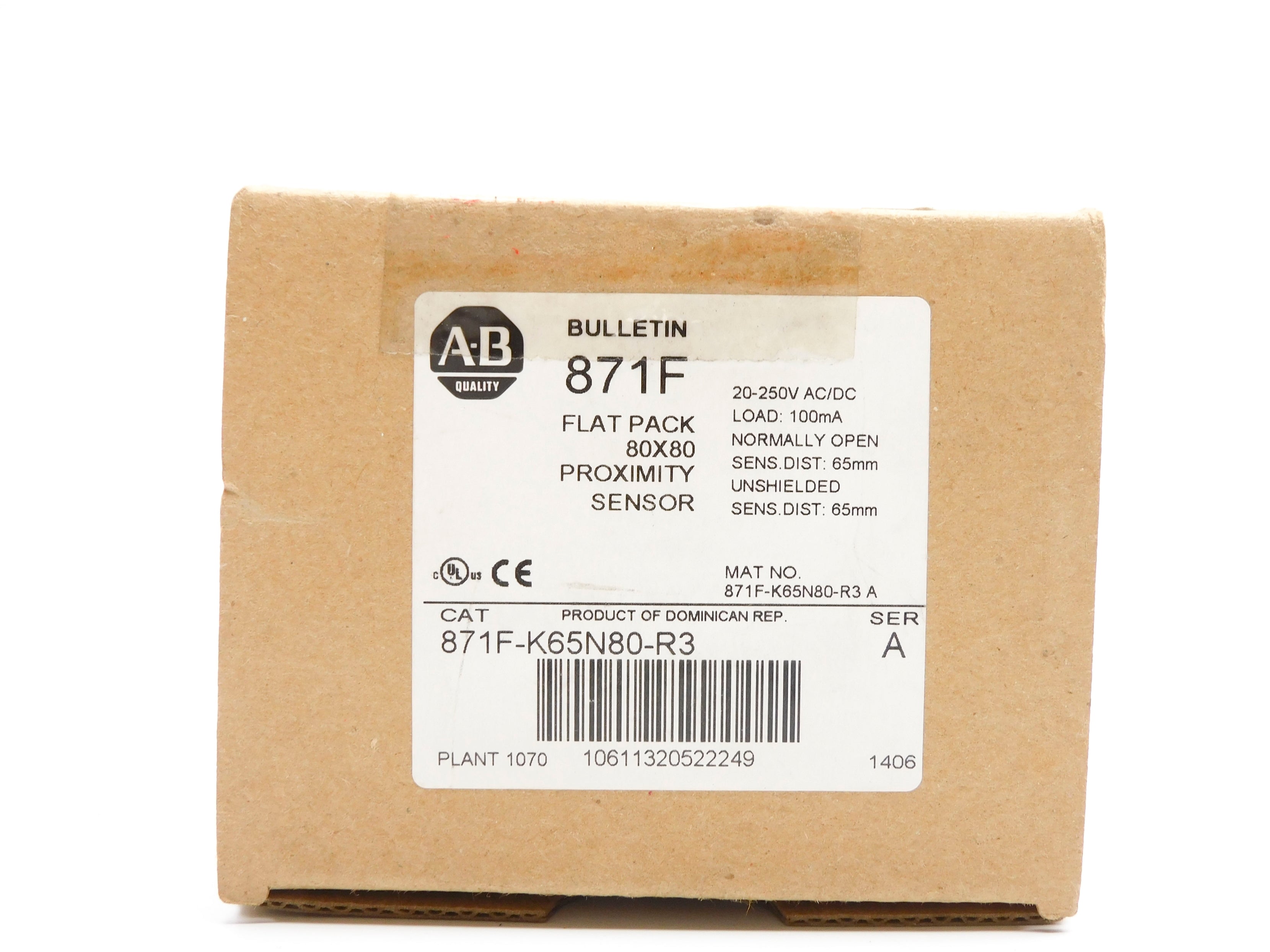 INDUSTRIAL SPARE PART 871F-K65N80-R3 SER. A (BR/WH) NSMP