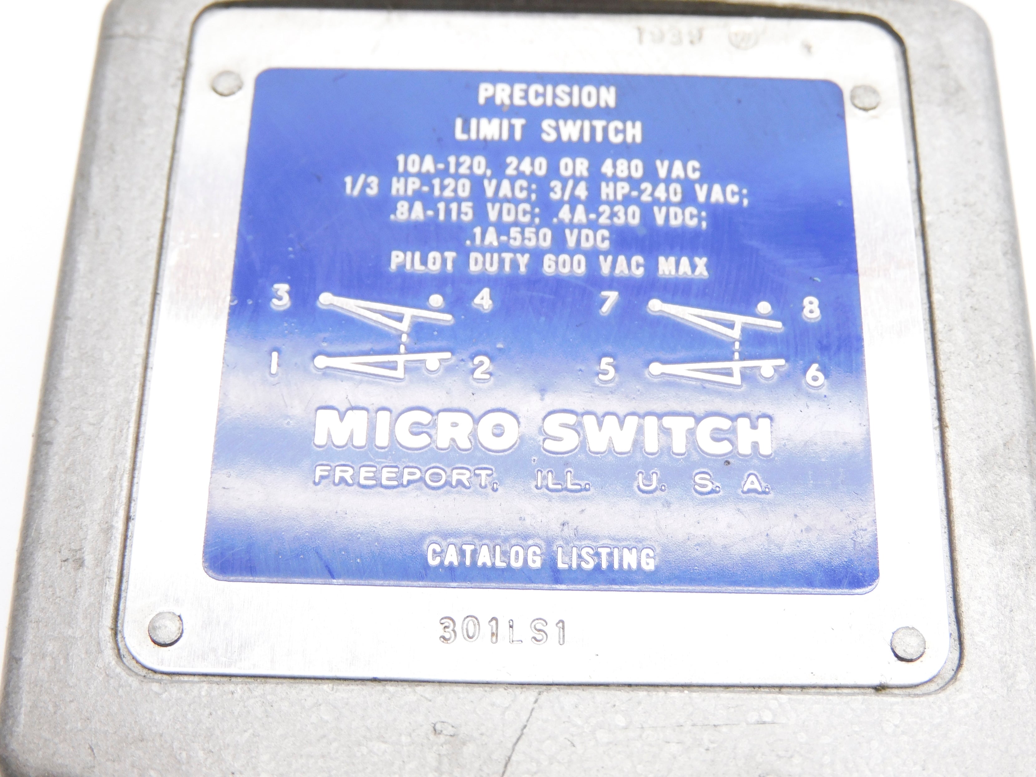 MICRO SWITCH 301LS1 (AS PICTURED) (GREY) NSNP