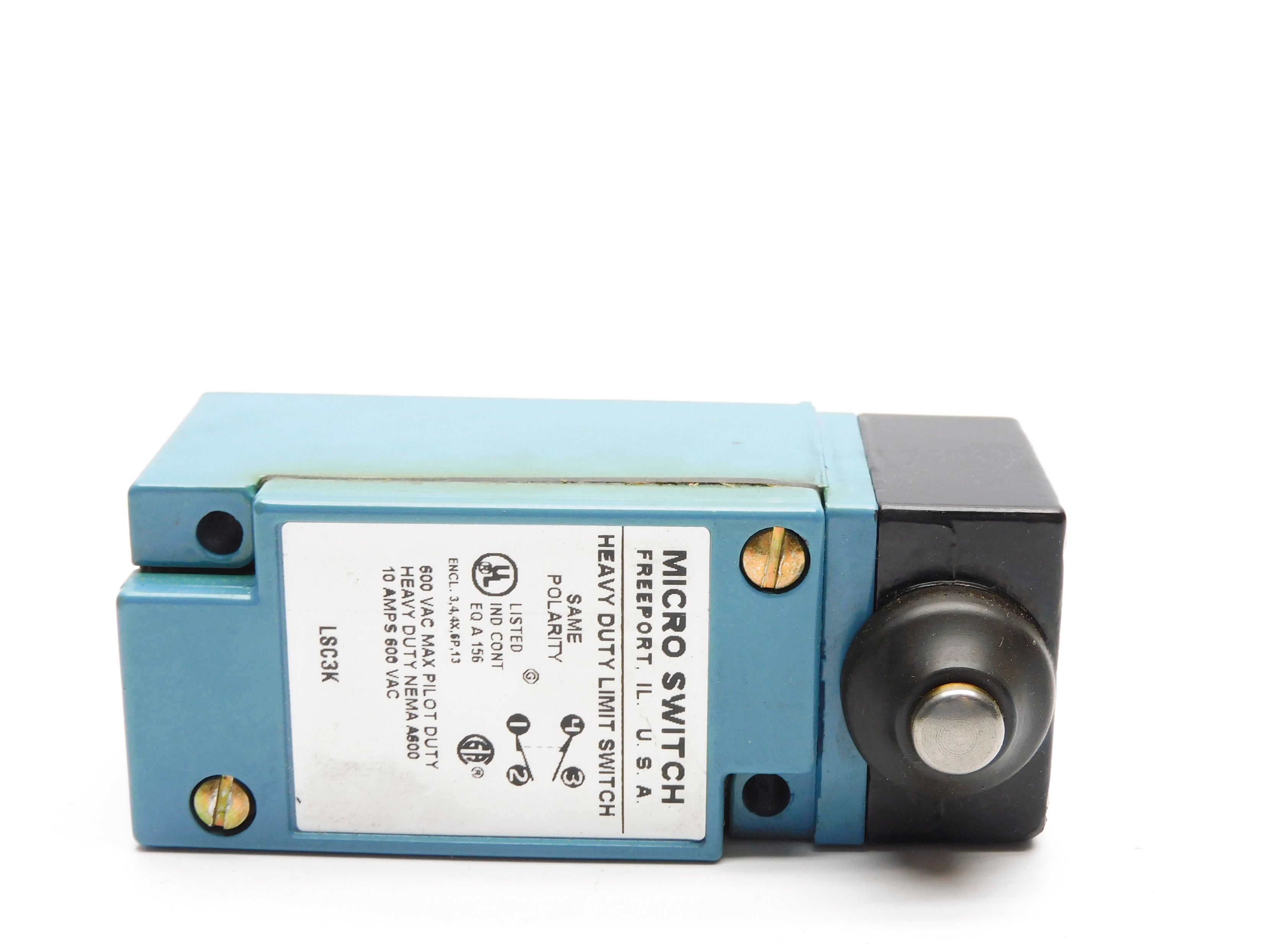 MICRO SWITCH LSC3K 600VAC 10A NSNP