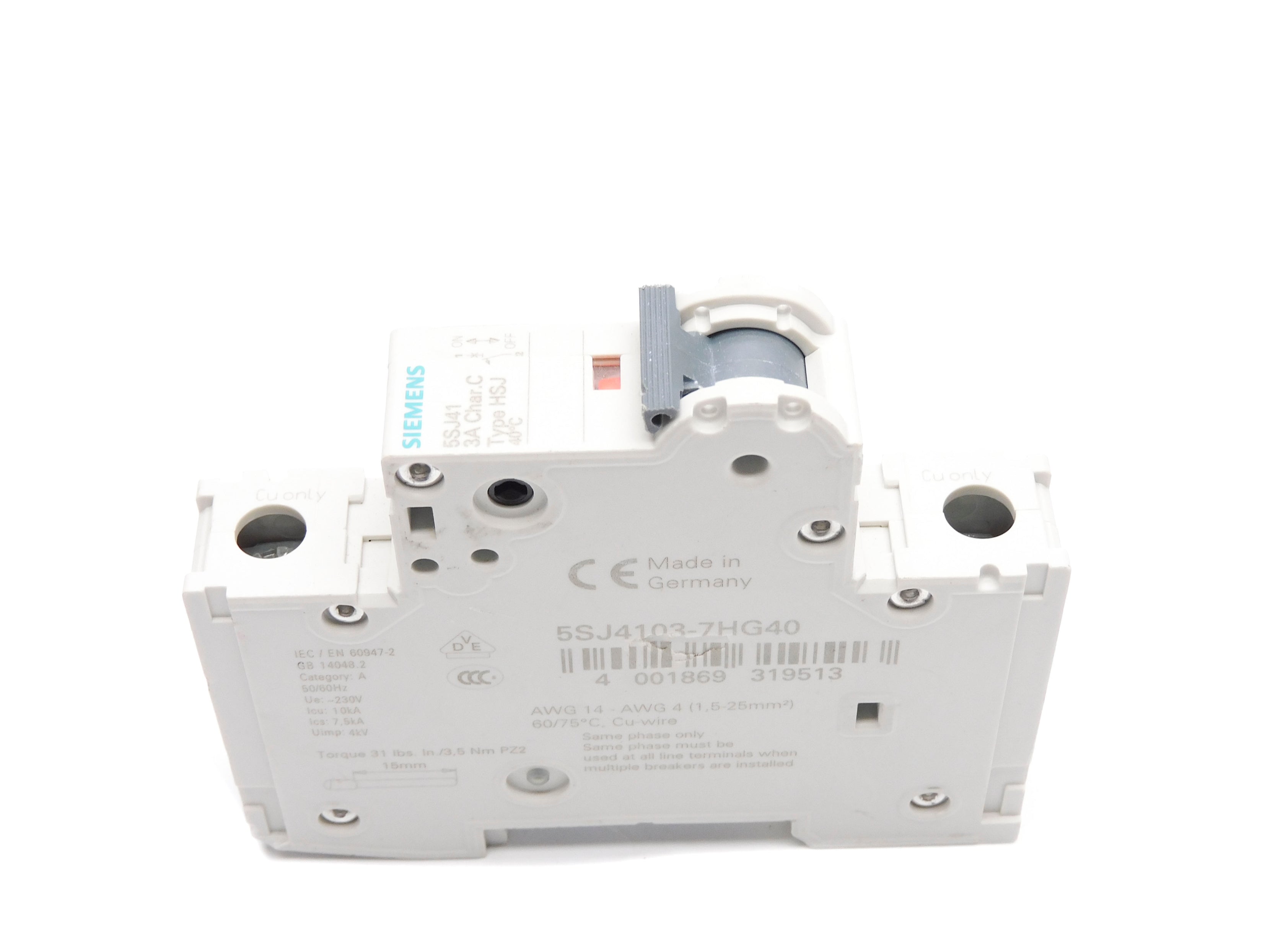 SIEMENS 5SJ4103-7HG40 3A 230V (AS PICTURED) NSNP