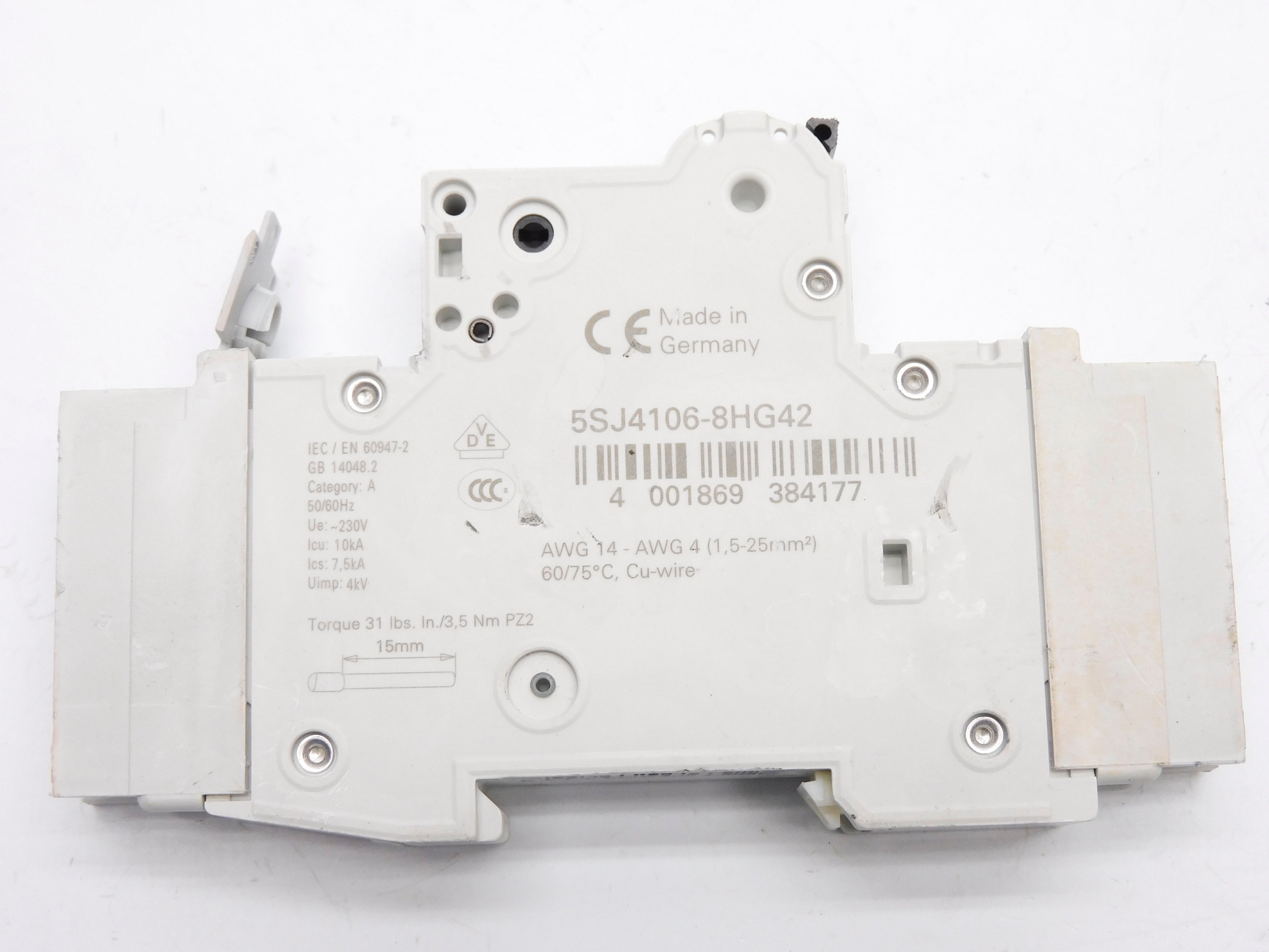 SIEMENS 5SJ4106-8HG42 6A 230V (AS PICTURED) NSNP