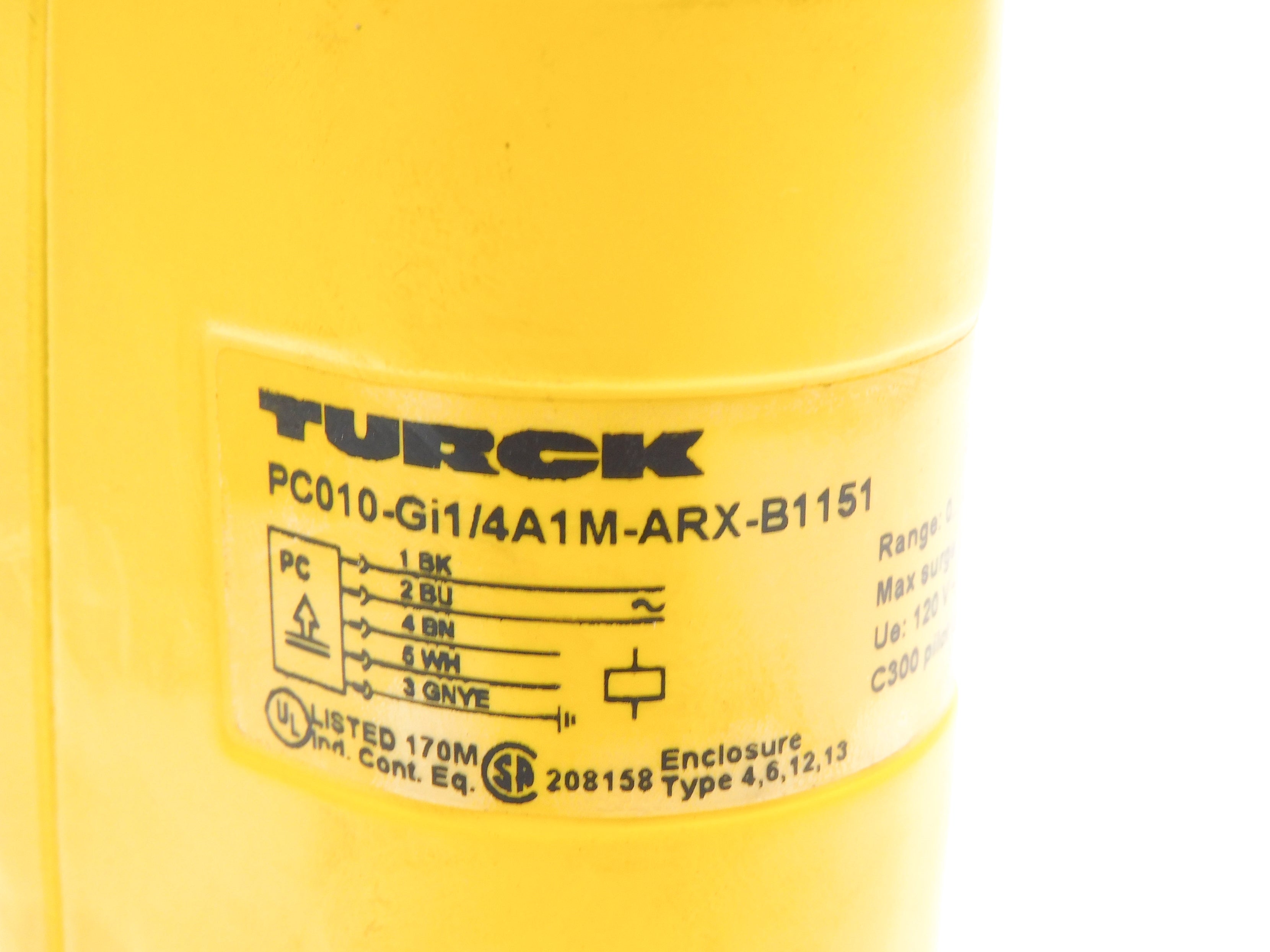 TURCK PC010-Gi1/4A1M-ARX-B1151 NSMP