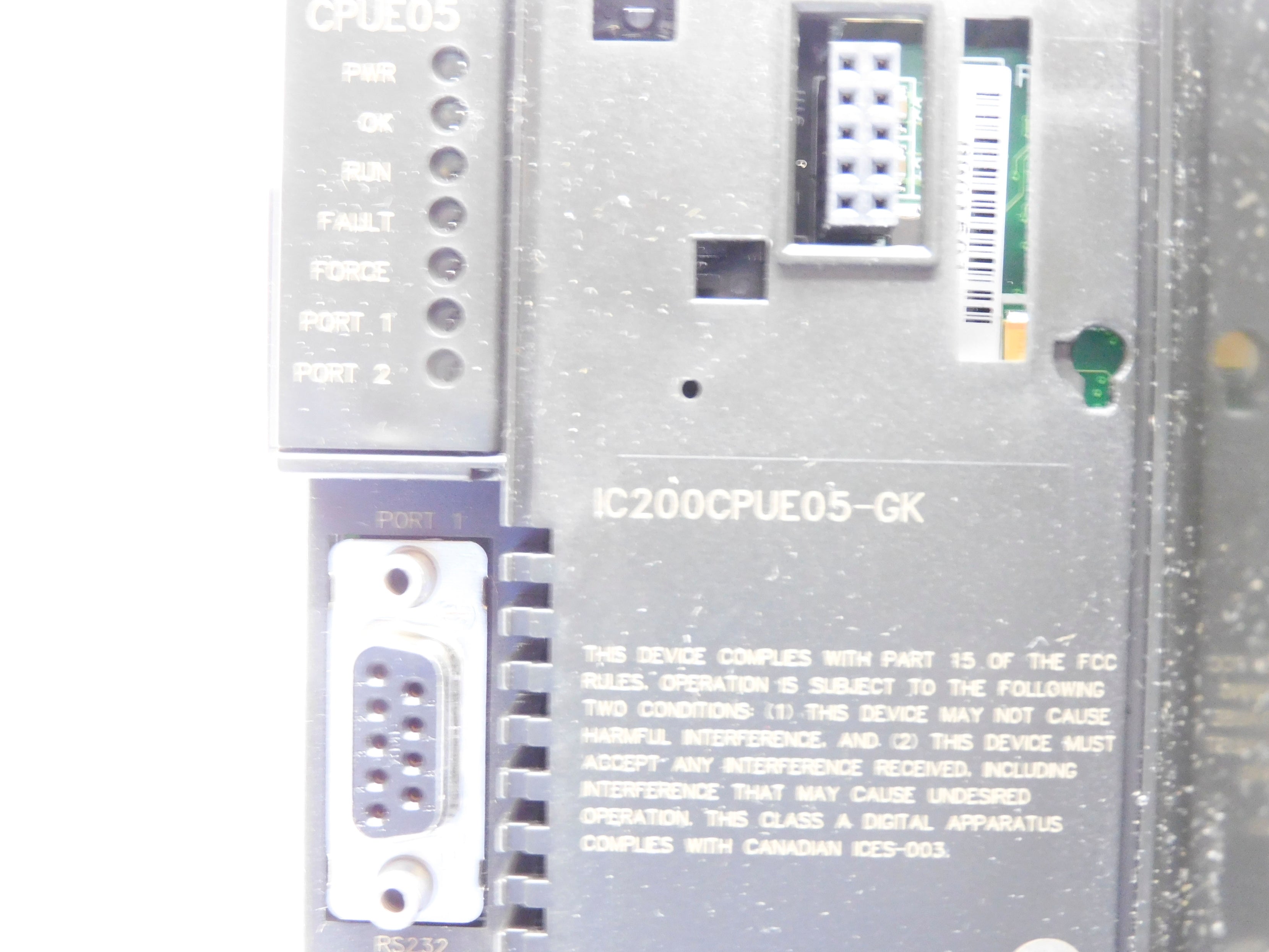 GENERAL ELECTRIC IC200CPUE05-GK NSMP