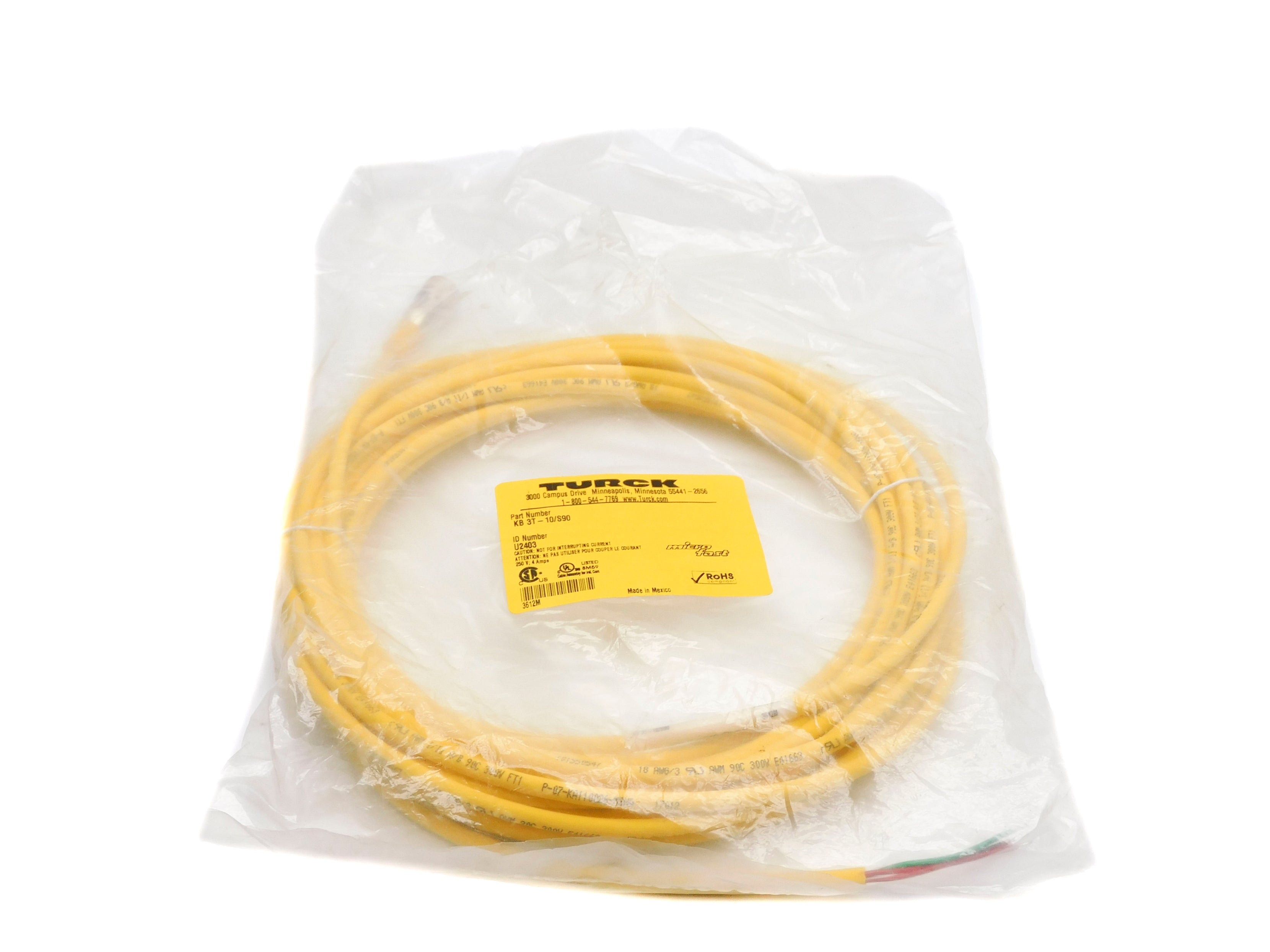 TURCK KB3T-10/S90 NSMP