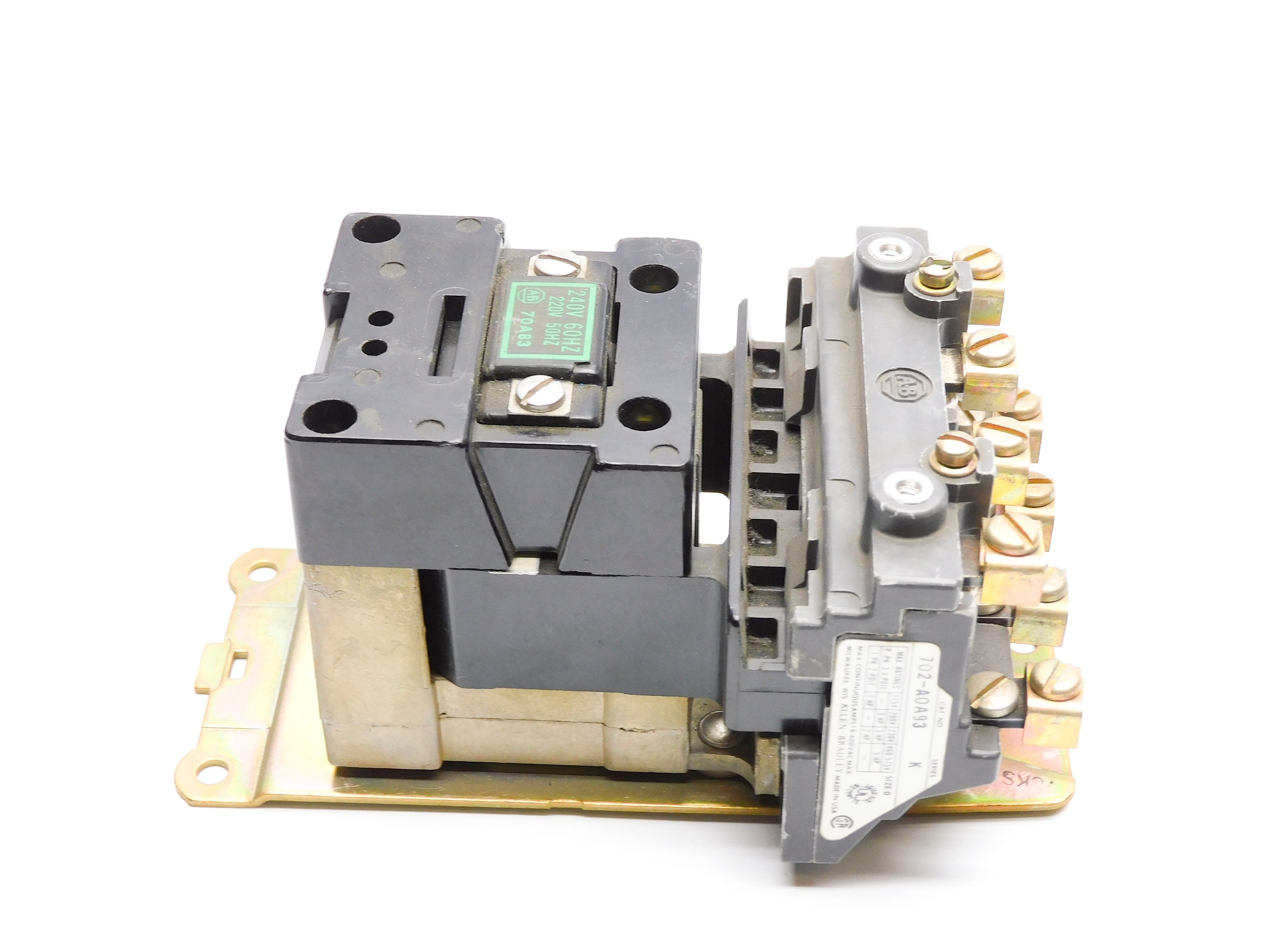 ALLEN BRADLEY 702-A0A93 SER. K UNMP