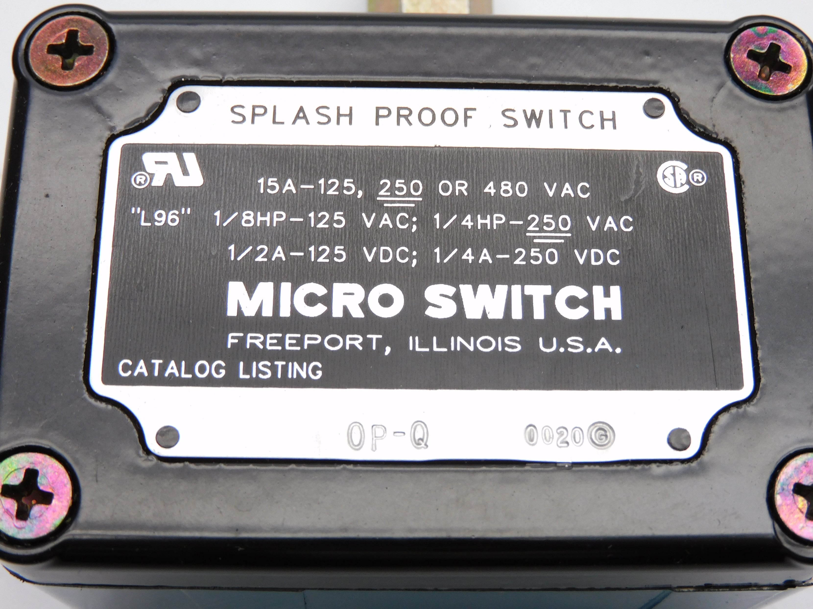 MICRO SWITCH OP-Q NSNP