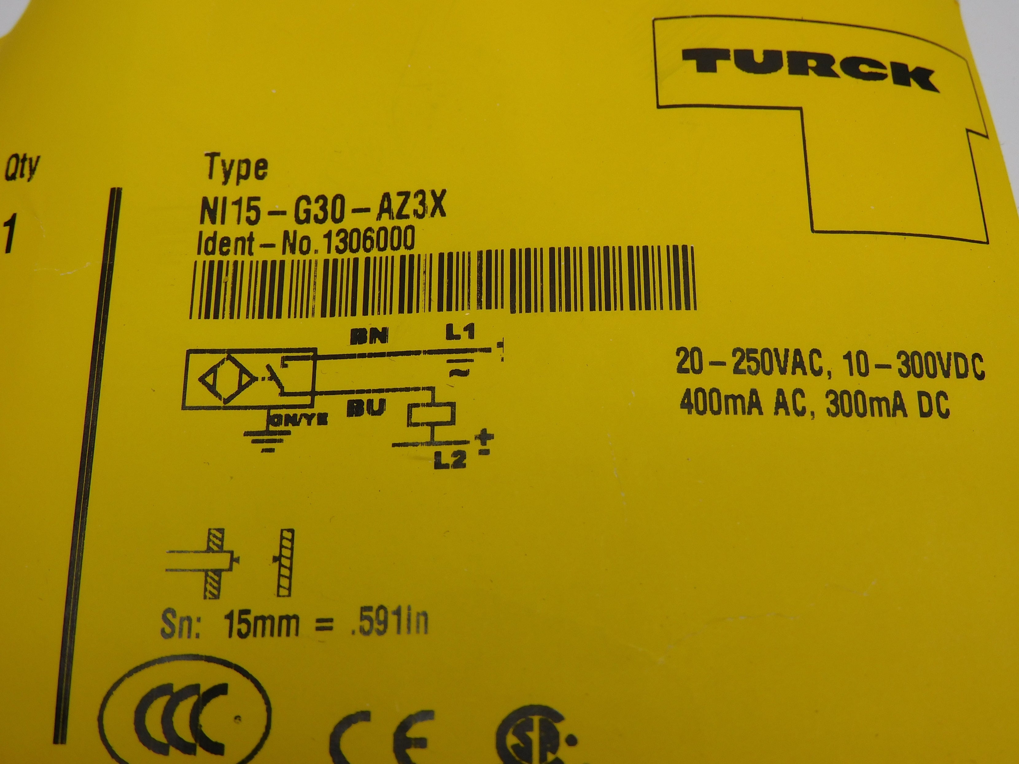 TURCK NI15-G30-A3X NSNP