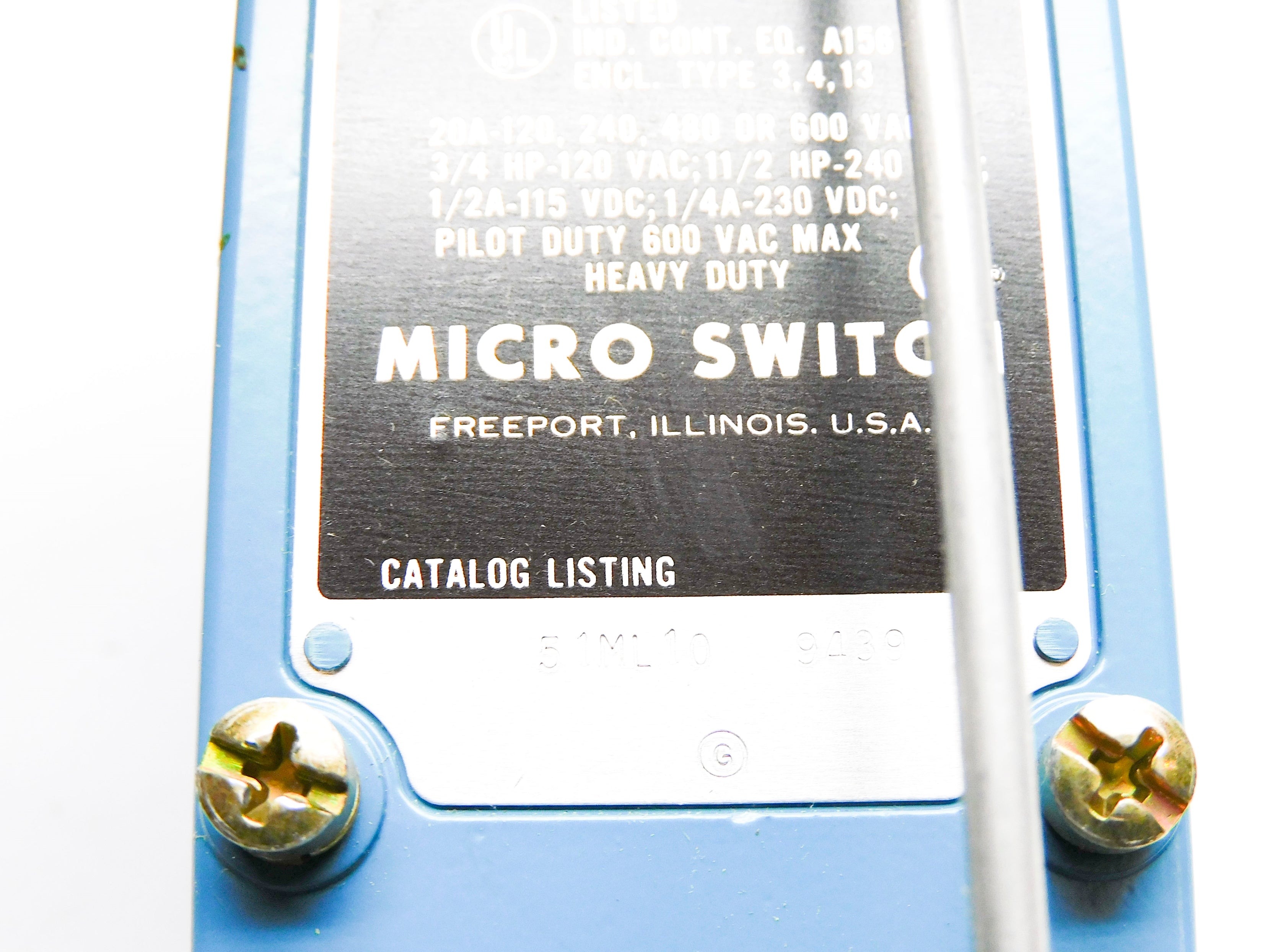 MICRO SWITCH 51ML10 NSMP