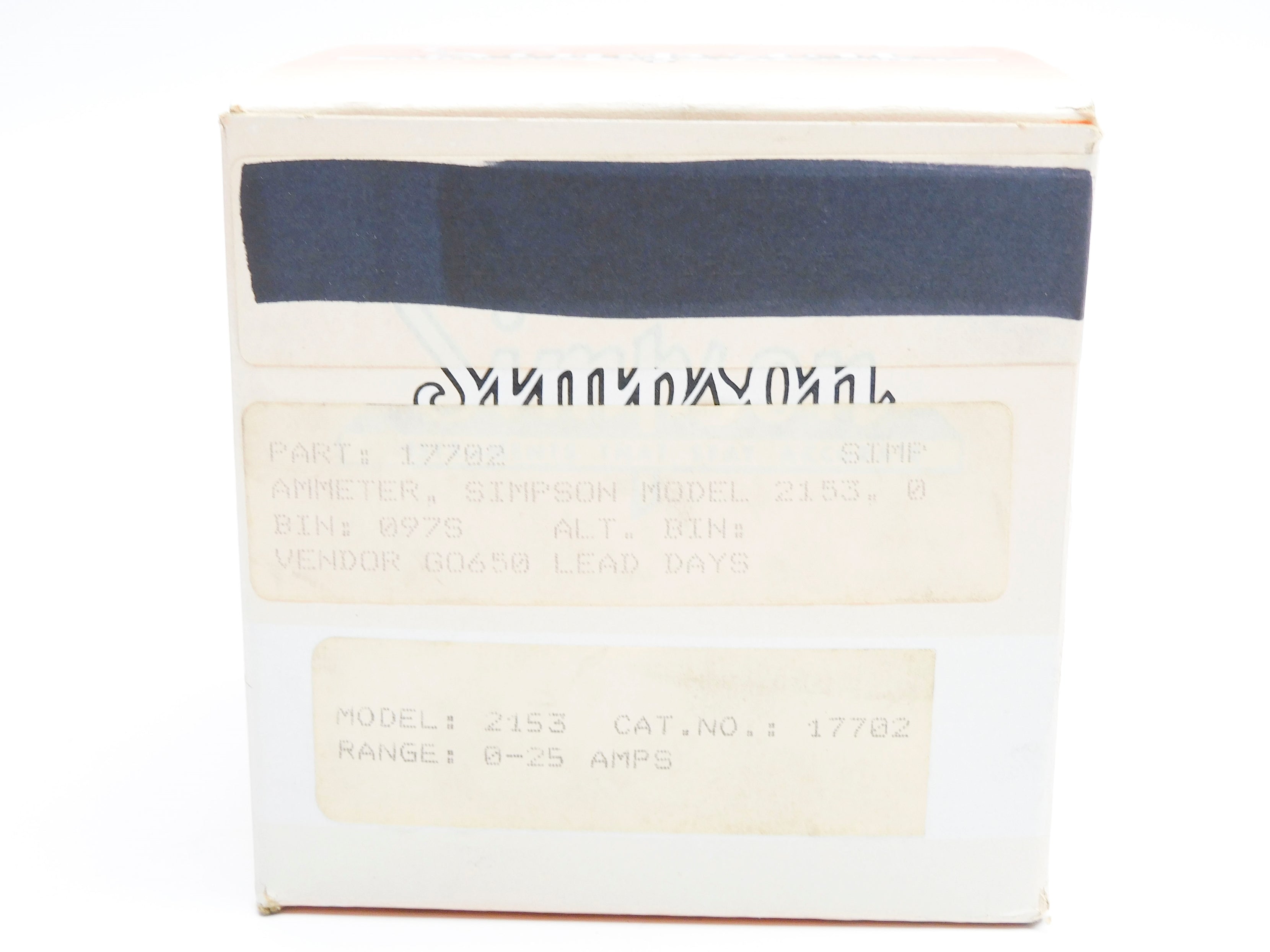 SIMPSON 2153 17702 0-25 NSMP