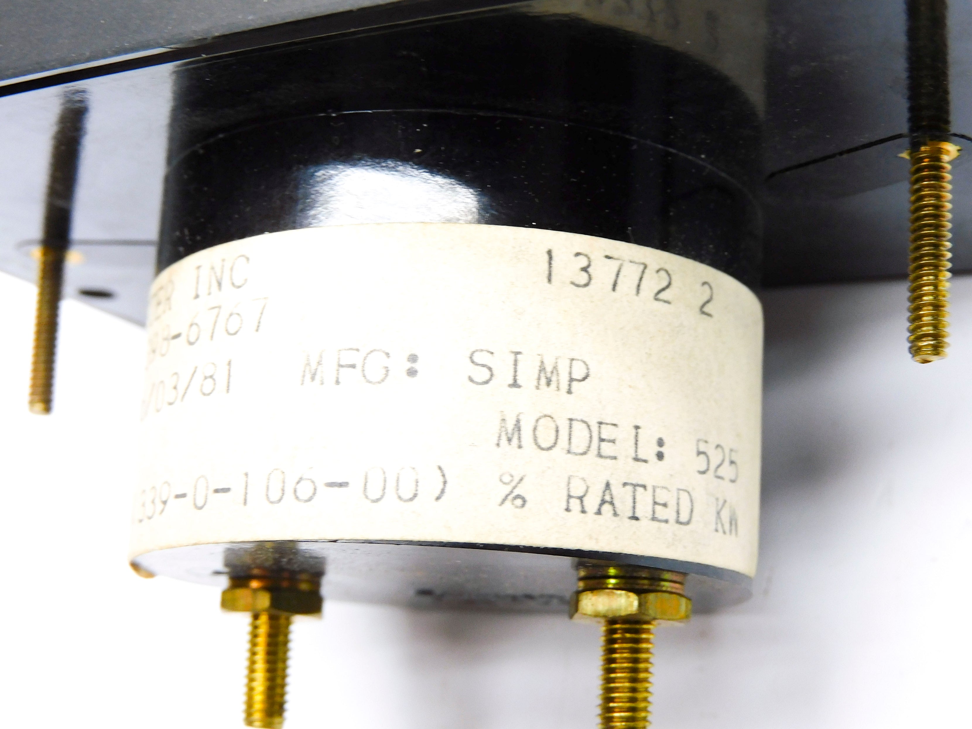 RAM METER 339-0-106-00 525 0-125 NSNP