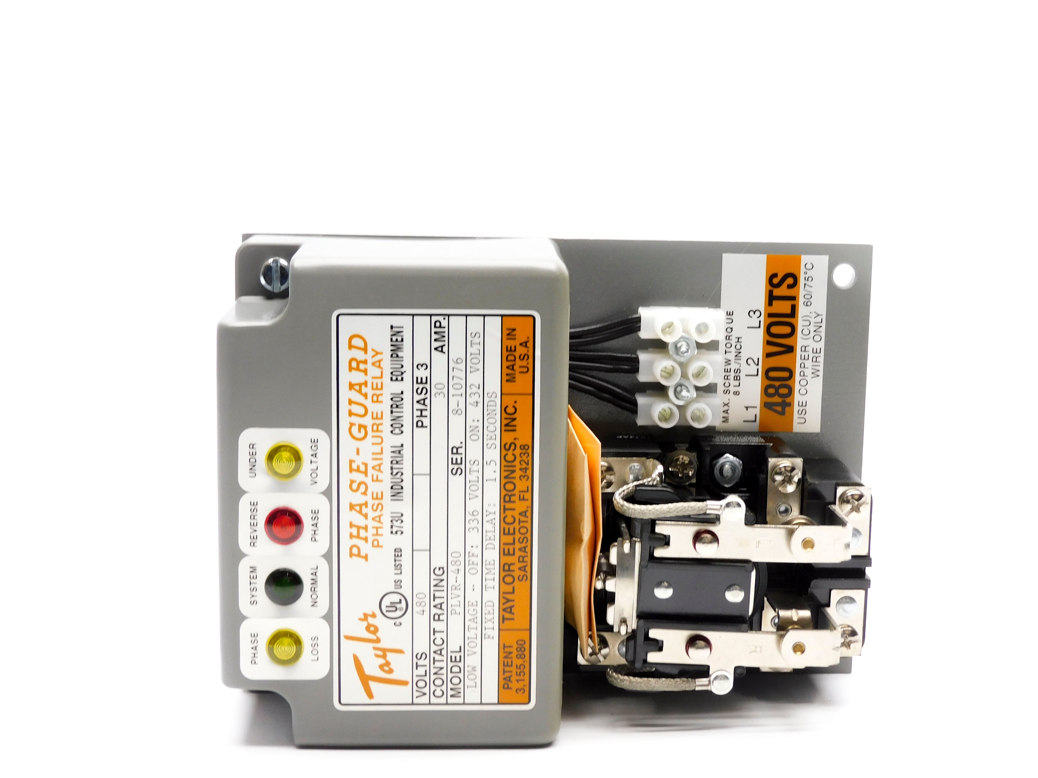 TAYLOR ELECTRONICS PLVR-480 480V NSNP
