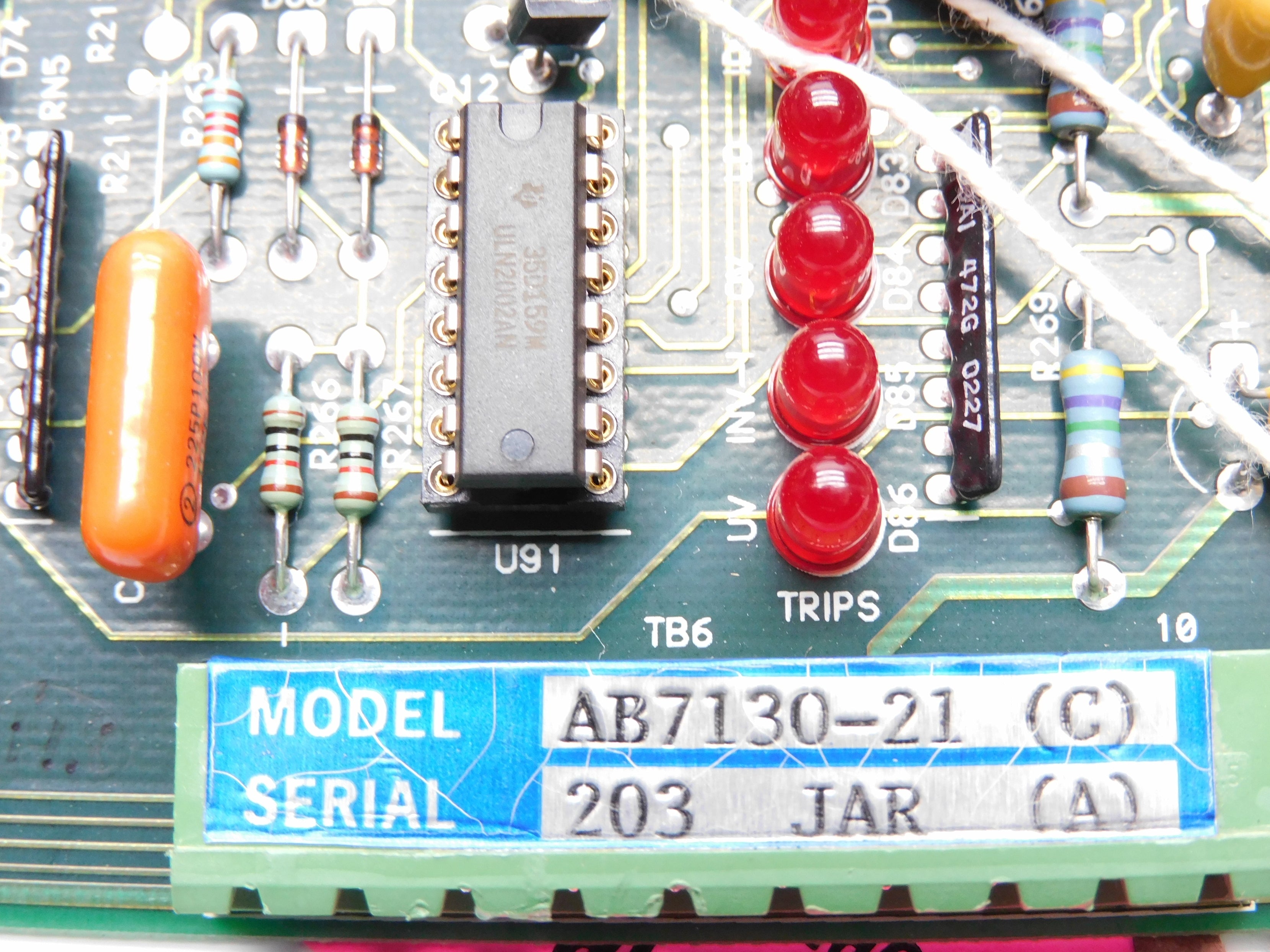 PILLAR INDUSTRIES AB7130-21 ( C ) (REPAIRED) UNMP