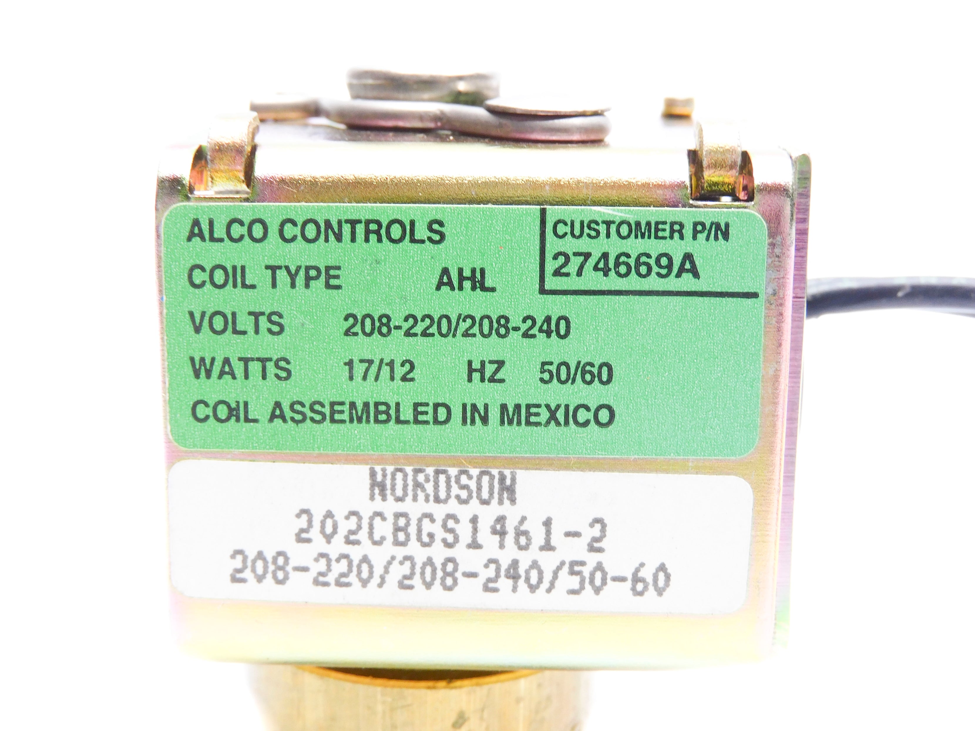 NORDSON 274669A 208-220/208-240/50-60 100PSI NSNP