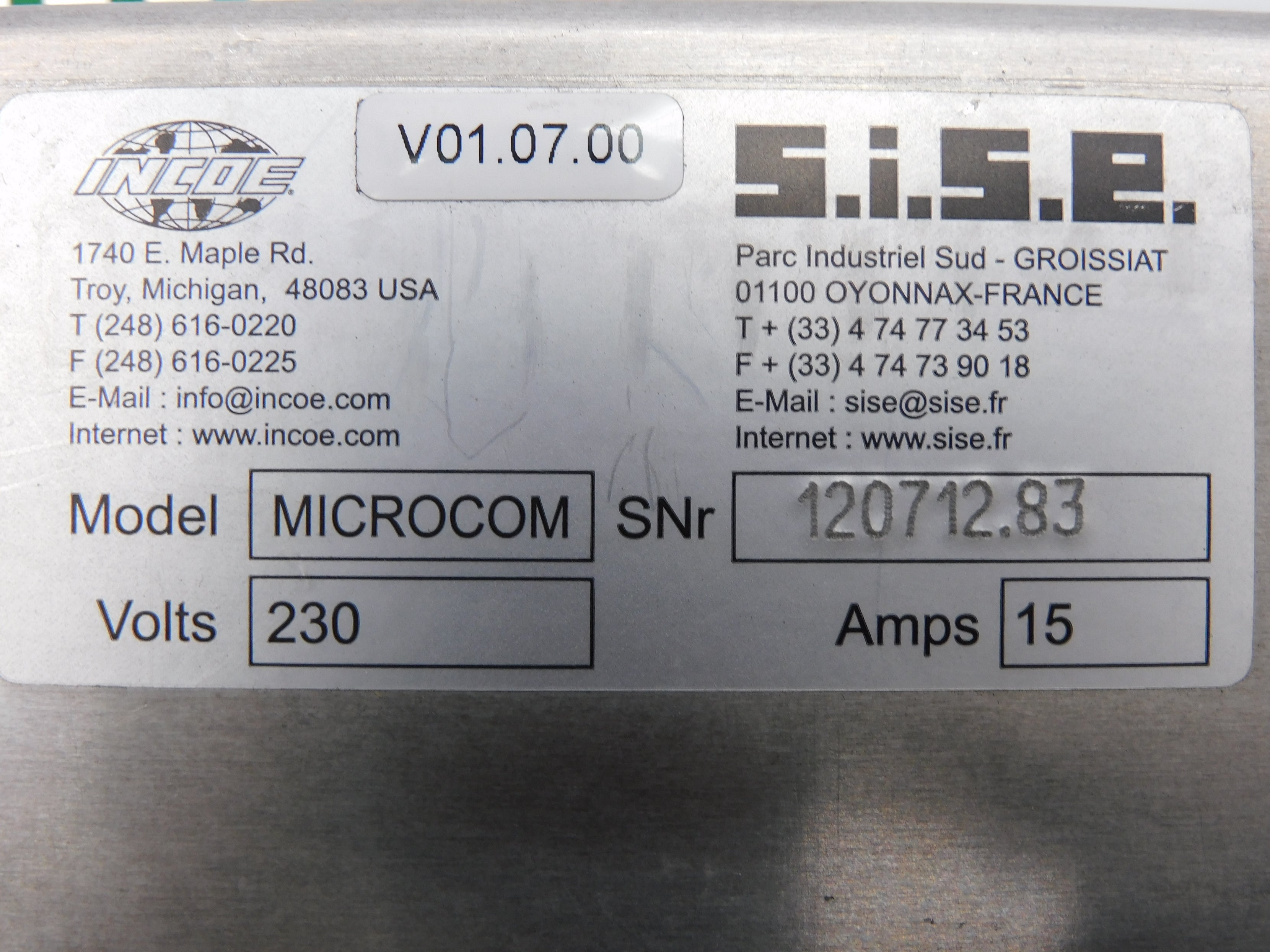 INCOE MICROCOM UNMP